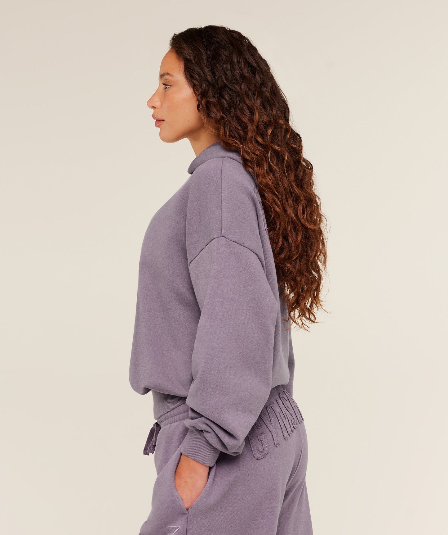 Gymshark Power Washed Oversized Hoodie - Dusk Purple/Acid Wash