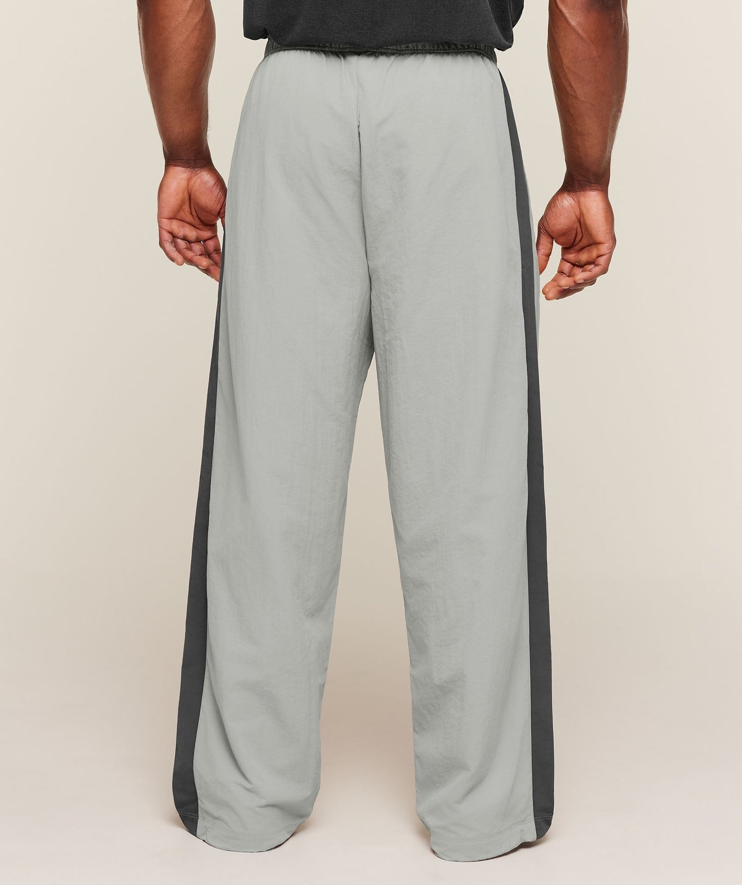 Gymshark Retro Collegiate Track Pants - Smokey Grey/Onyx Grey