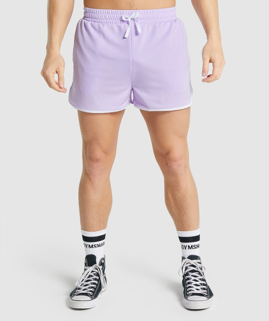 Gymshark Recess 3" Shorts - Light Purple