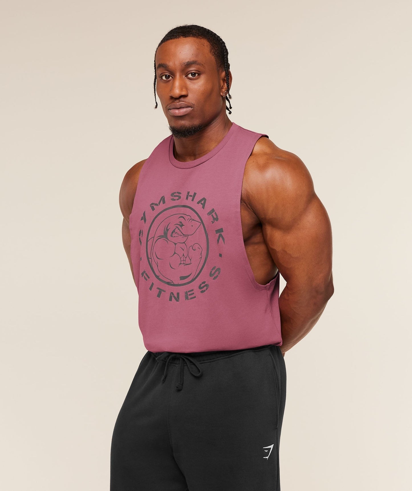 Gymshark Legacy Drop Arm Tank - Reset Pink