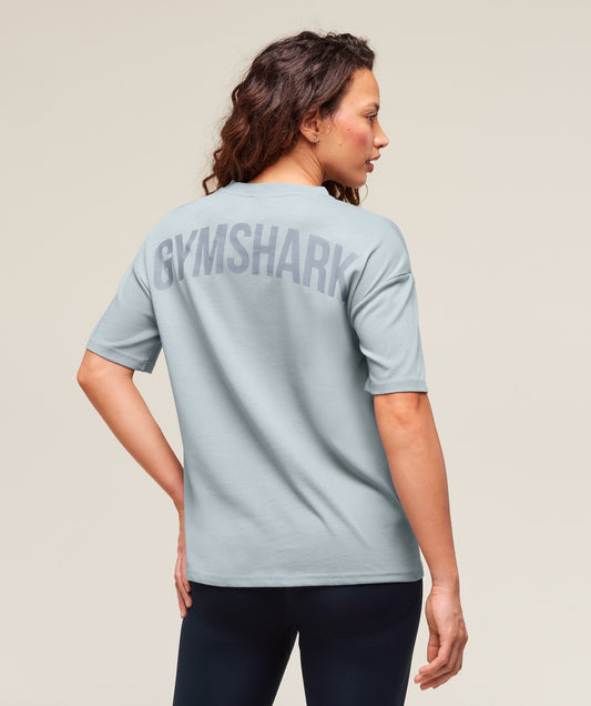 Gymshark GS Power Oversized T-Shirt - Denim Grey