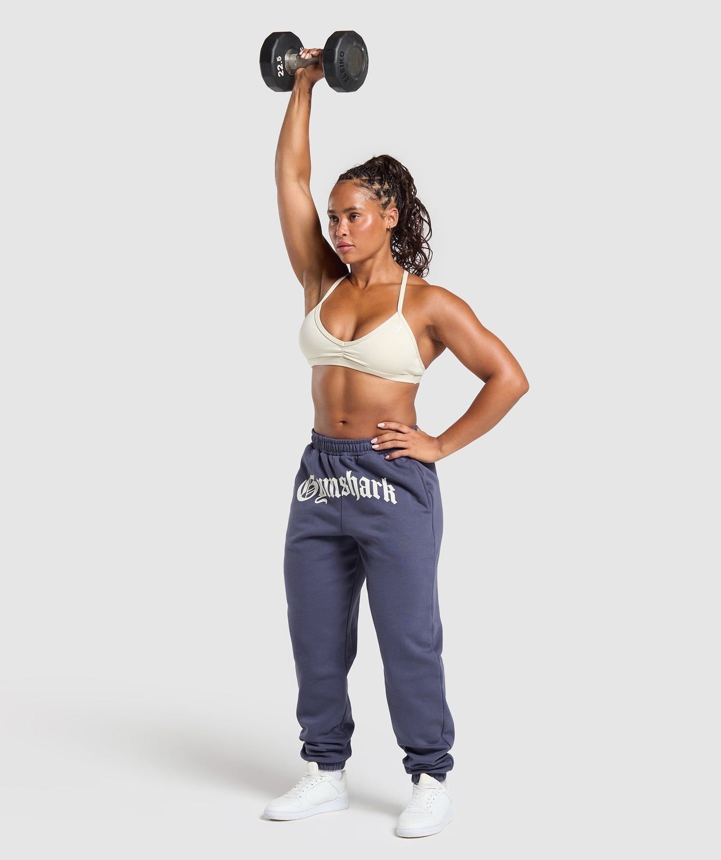 Gymshark Strength Department Graphic Joggers - Weighted Purple