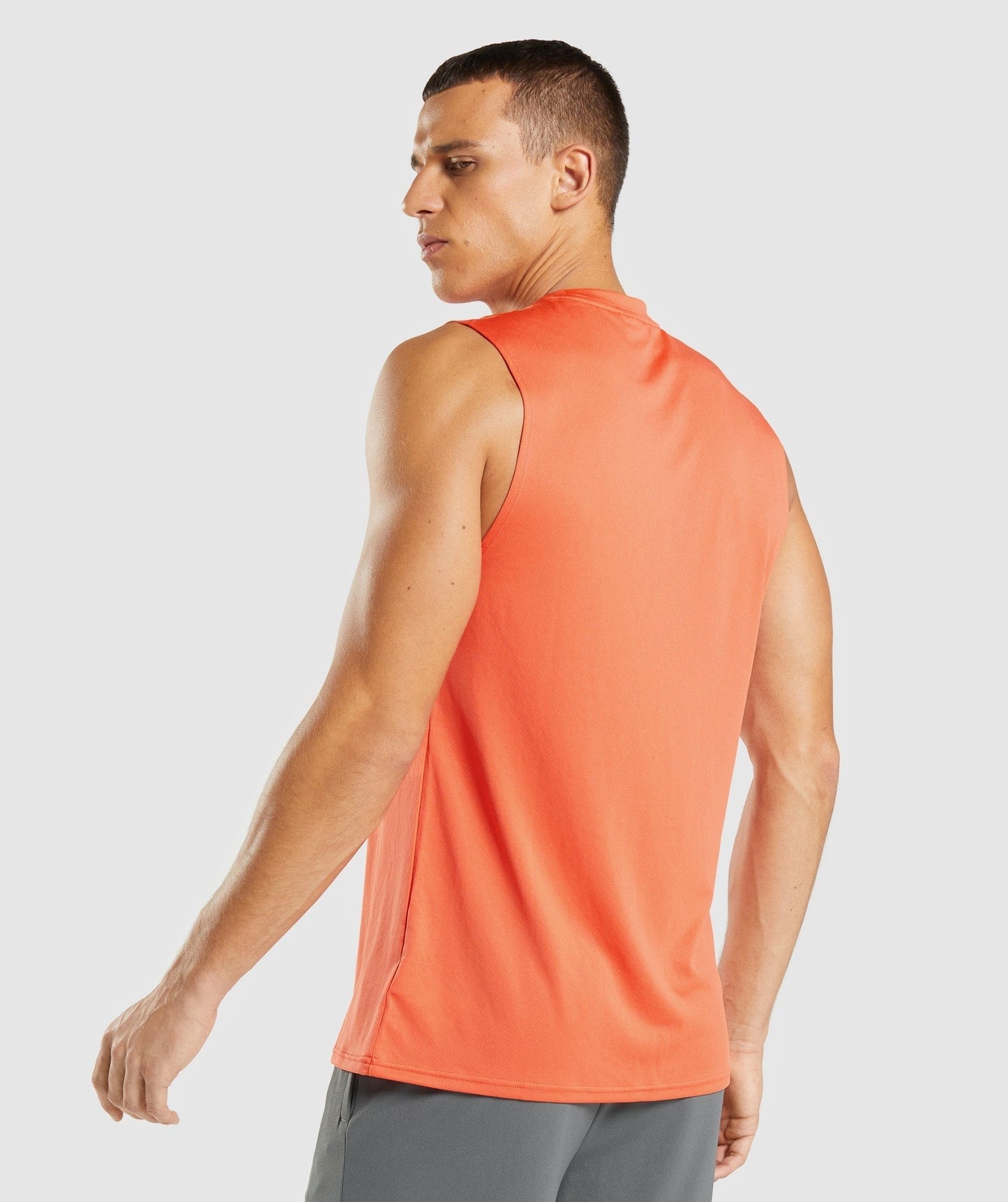 Gymshark Arrival Sleeveless Tee - Papaya Orange