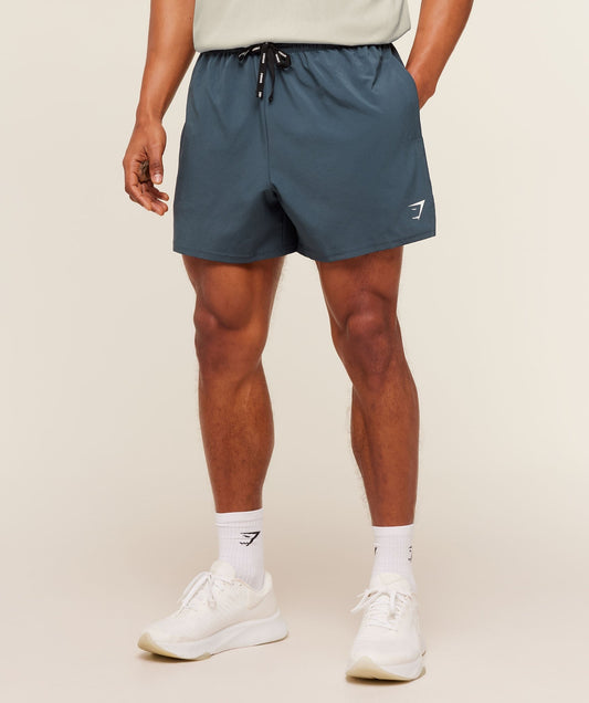 Gymshark Train 5" Shorts - Stealth Blue