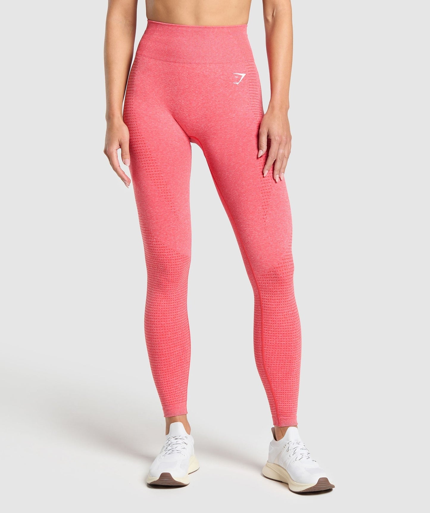 Gymshark Vital Tall Leggings - Coral Red Marl