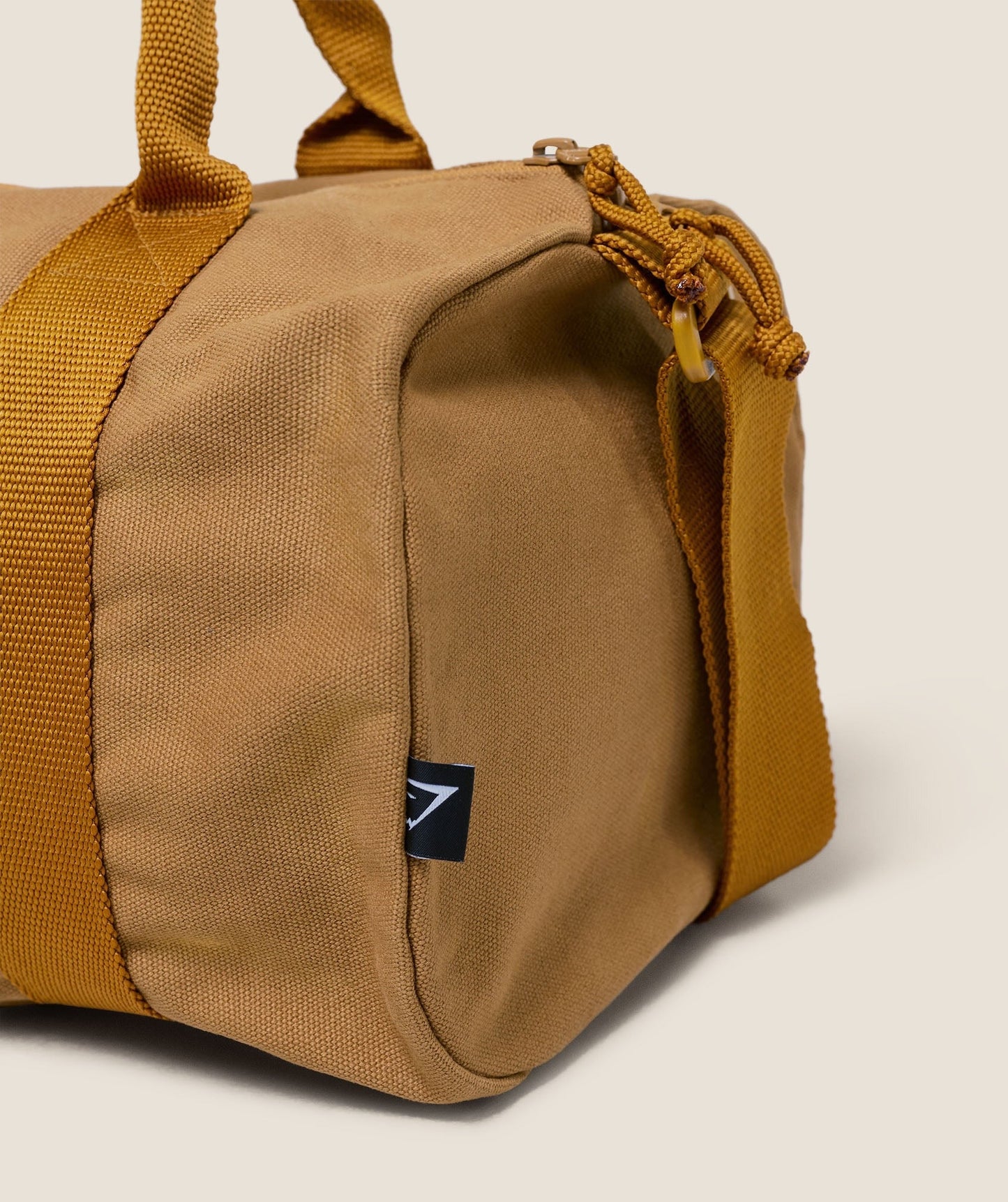 Gymshark Strength Dept Mini Canvas Duffle Bag - Antique Gold