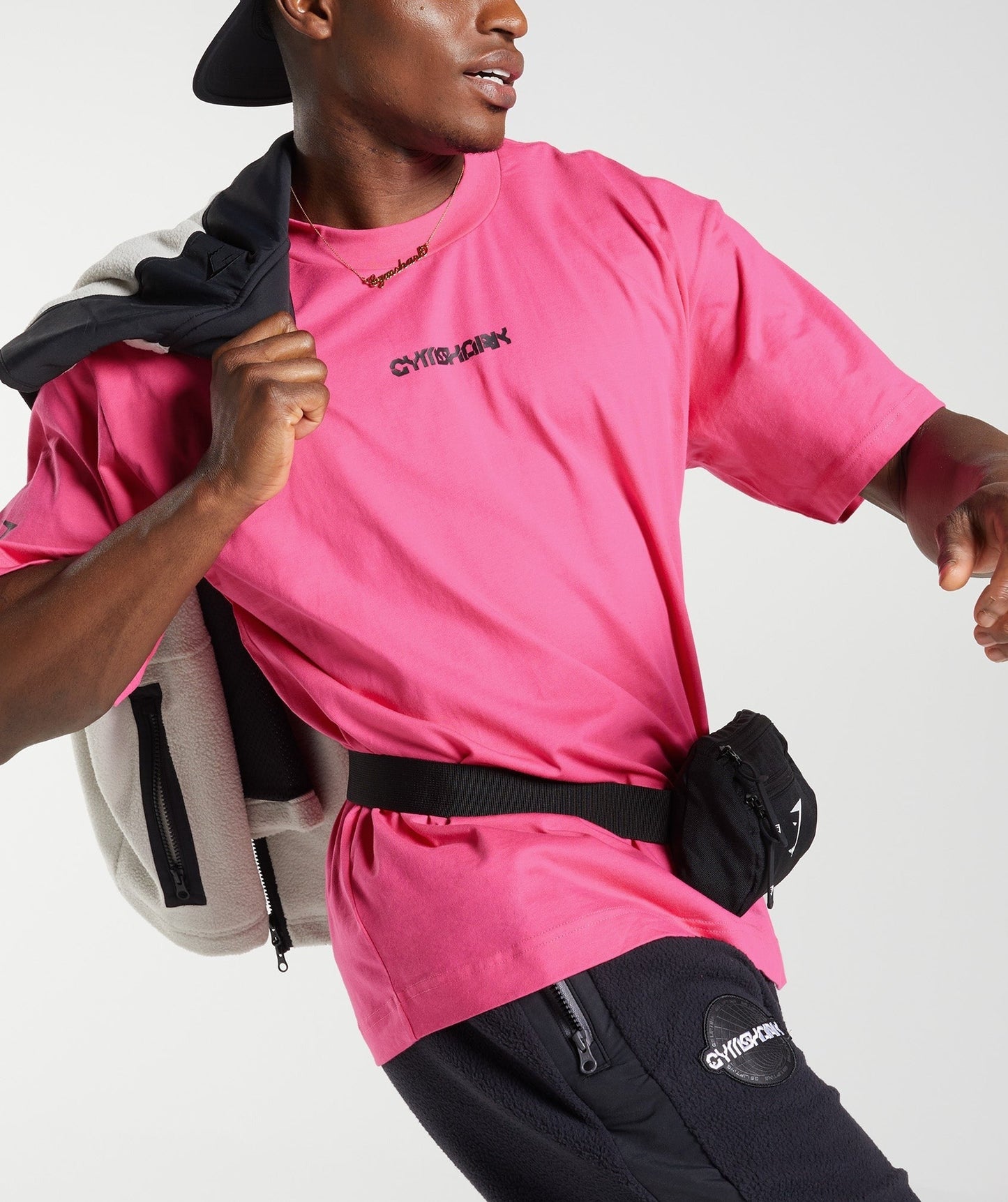 Gymshark Vibes T-Shirt - Bright Fuchsia