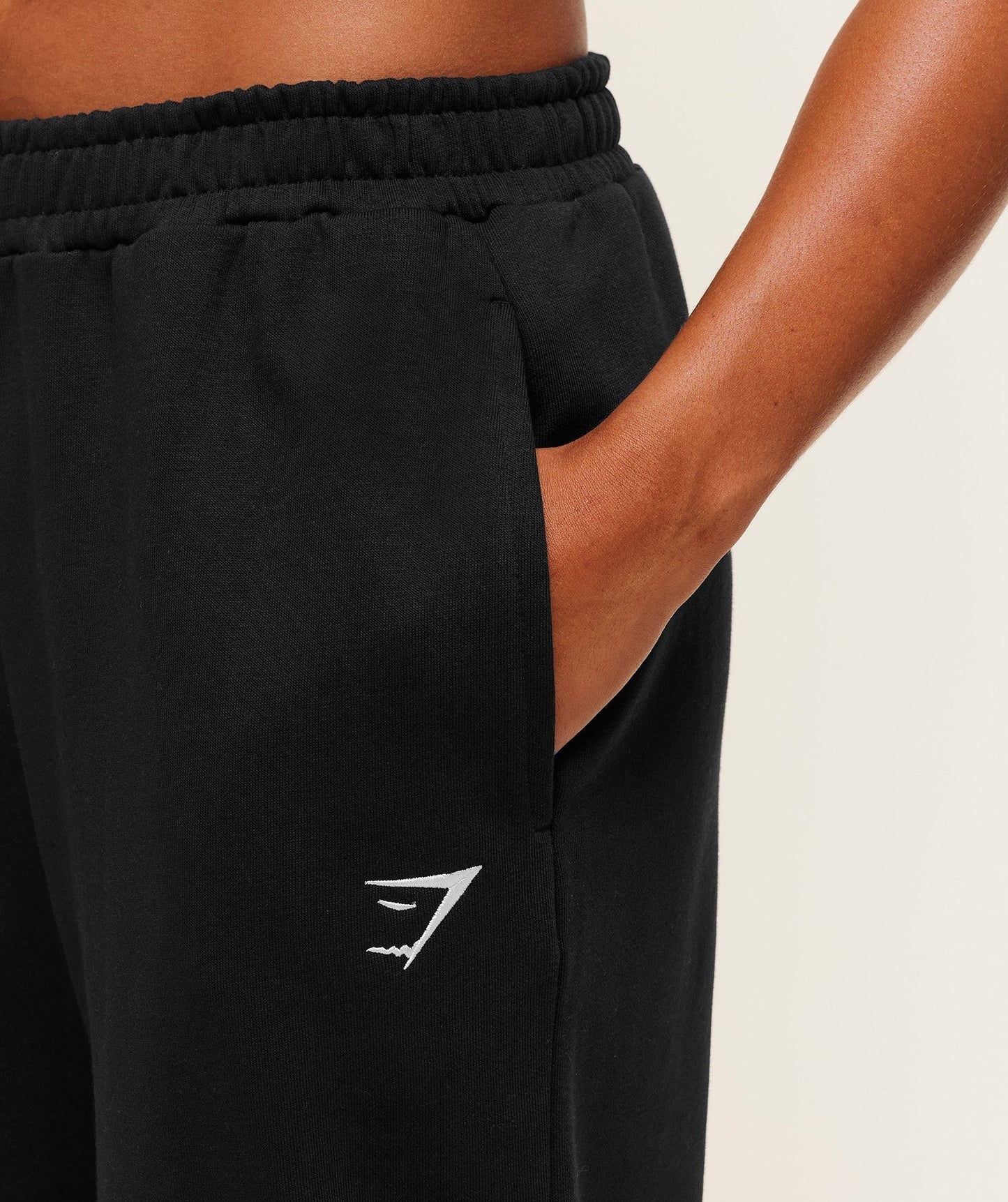 Gymshark Training Fleece Straight Leg Short Pants - Black