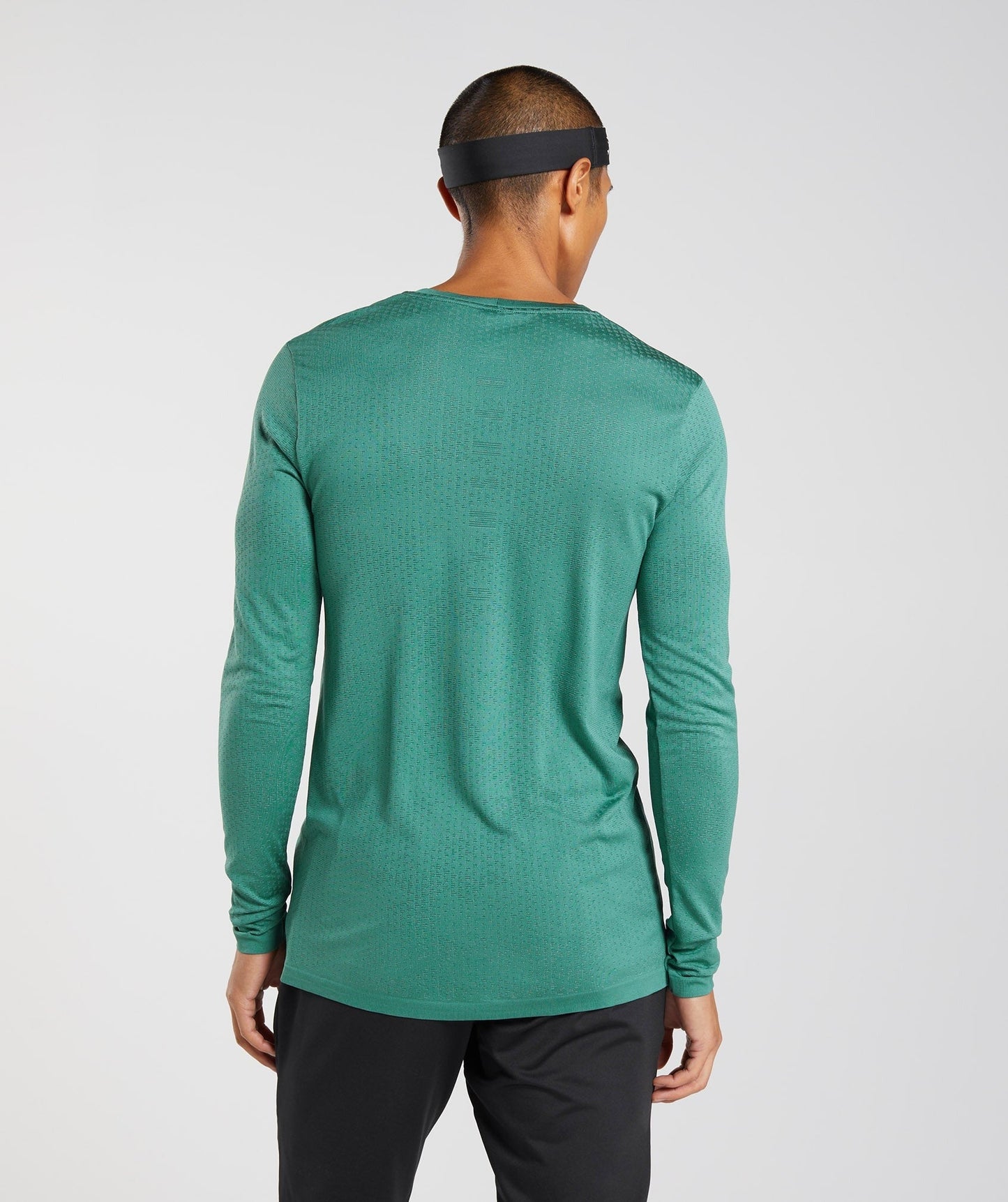 Gymshark Sport Seamless Long Sleeve T-Shirt - Hoya Green/Woodland Green