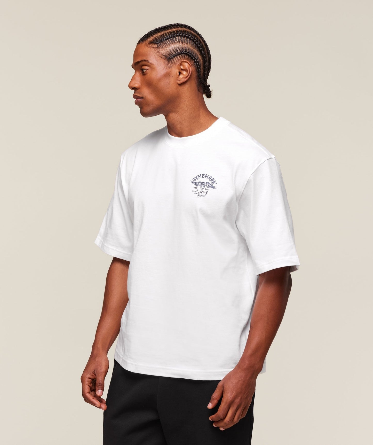 Gymshark Flying Weights T-Shirt - White
