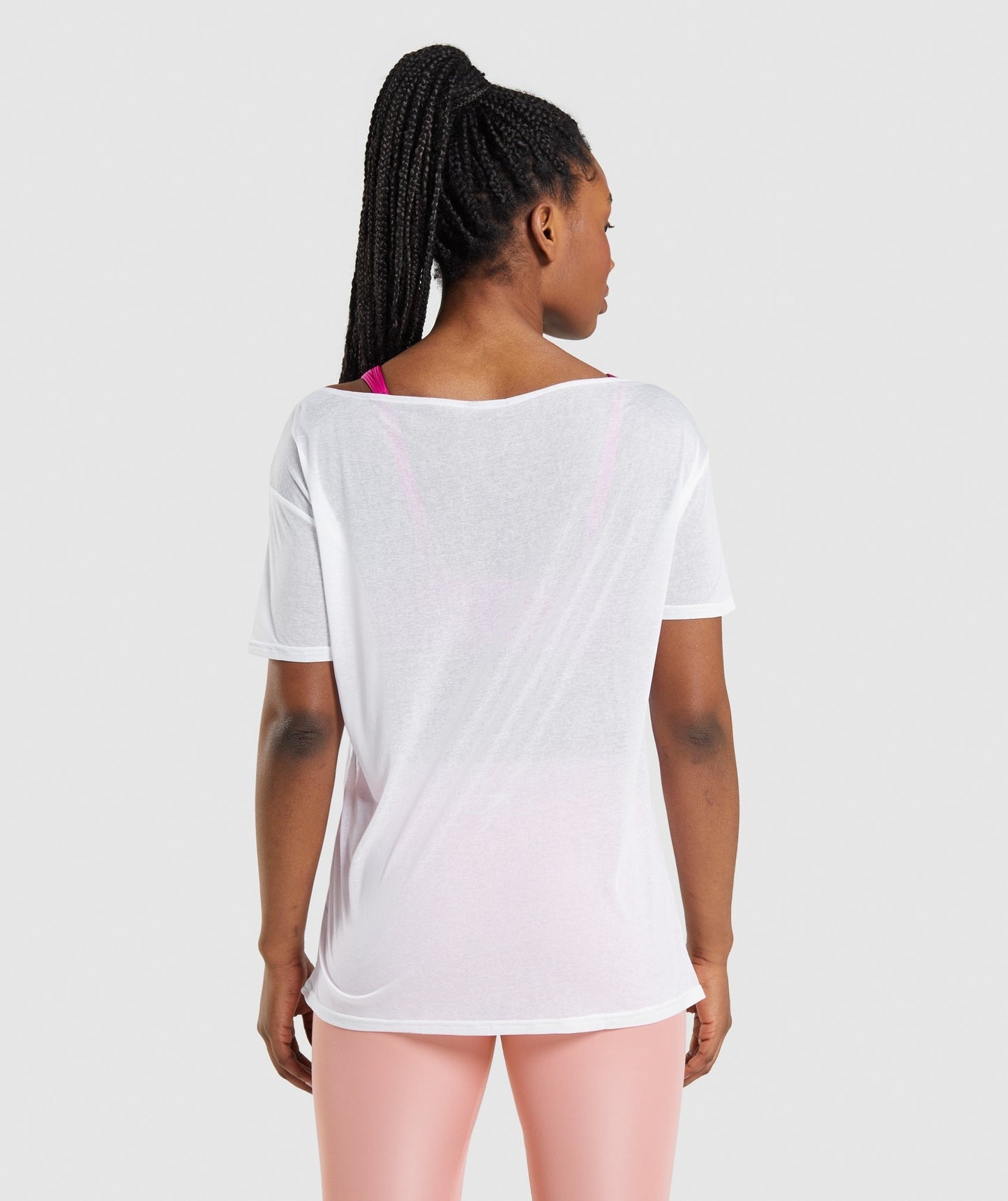 Gymshark Training Oversized Top - White