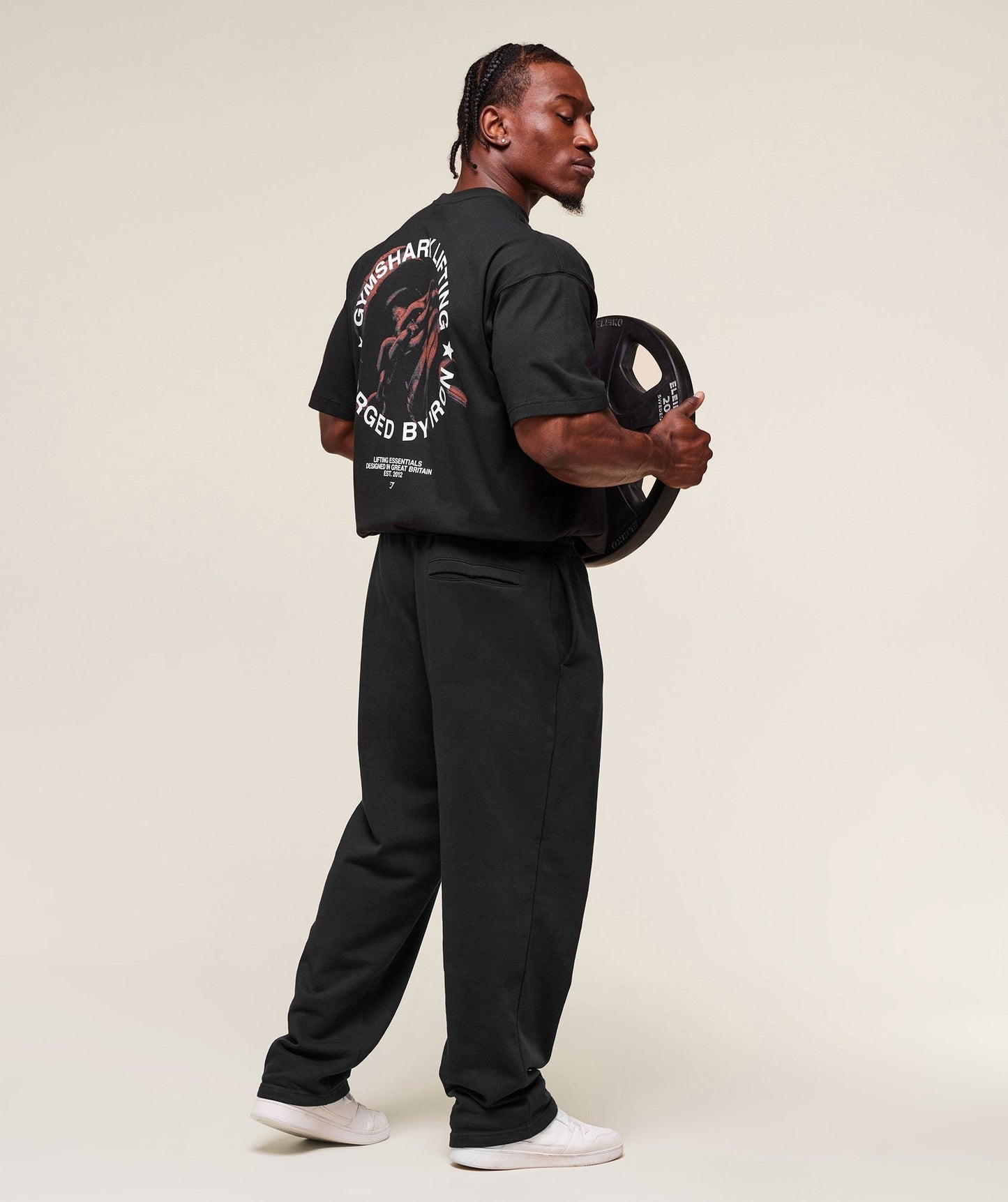 Gymshark Forged By Iron T-Shirt - Black