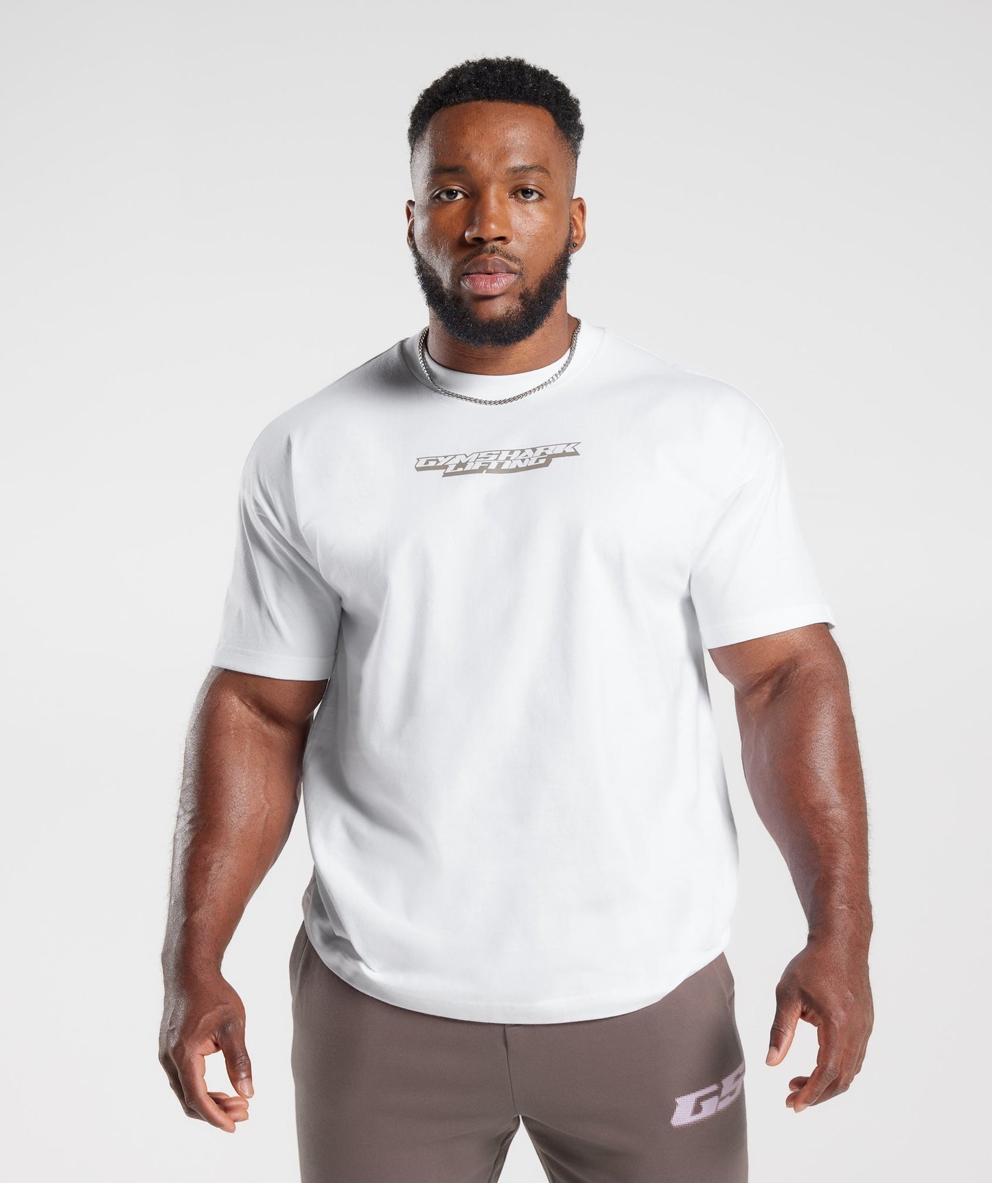 Gymshark Intergalactic Lifting Oversized T-Shirt - White