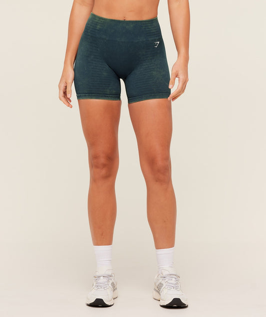 Gymshark Steel Seamless Shorts - Deep Petrol Blue