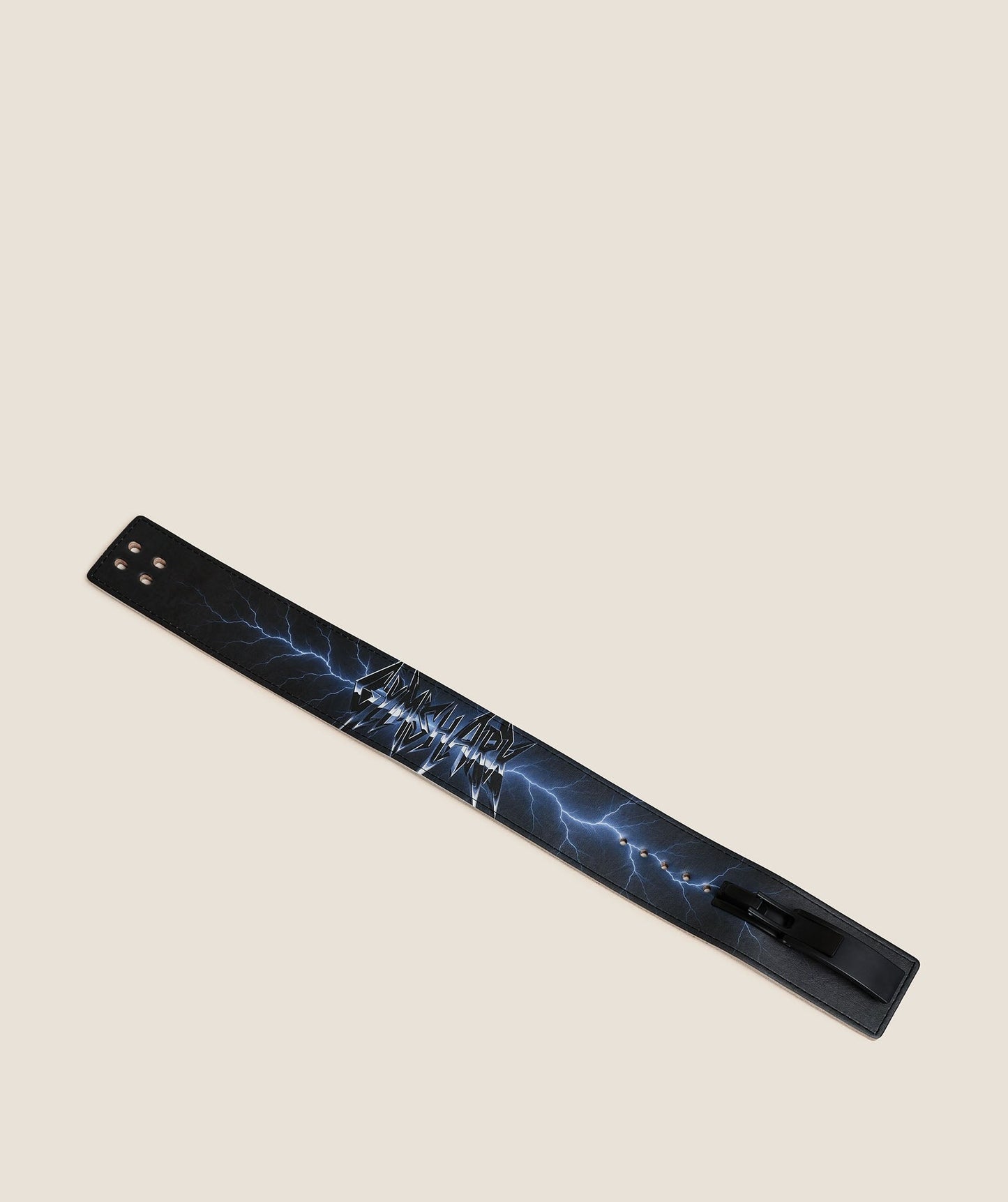 Gymshark Lightning Graphic Lever Belt - GS Black