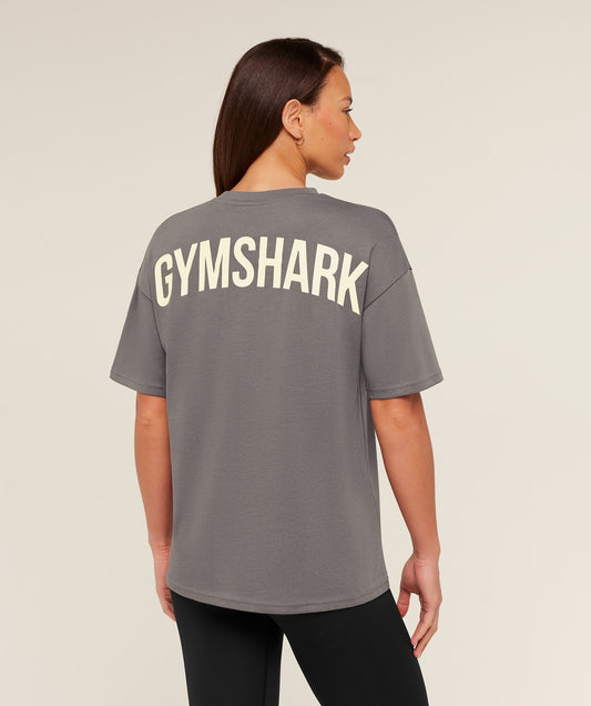 Gymshark GS Power Oversized T-Shirt - Cool Brown