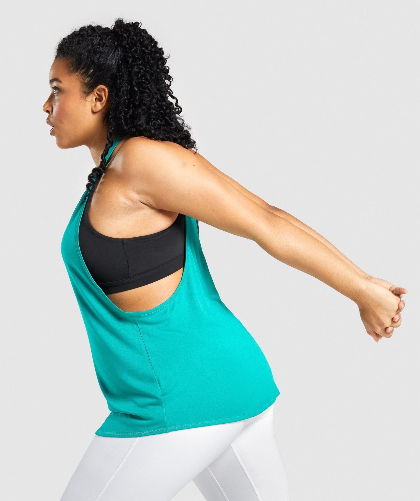 Gymshark Pulse Drop Arm Tank - Green