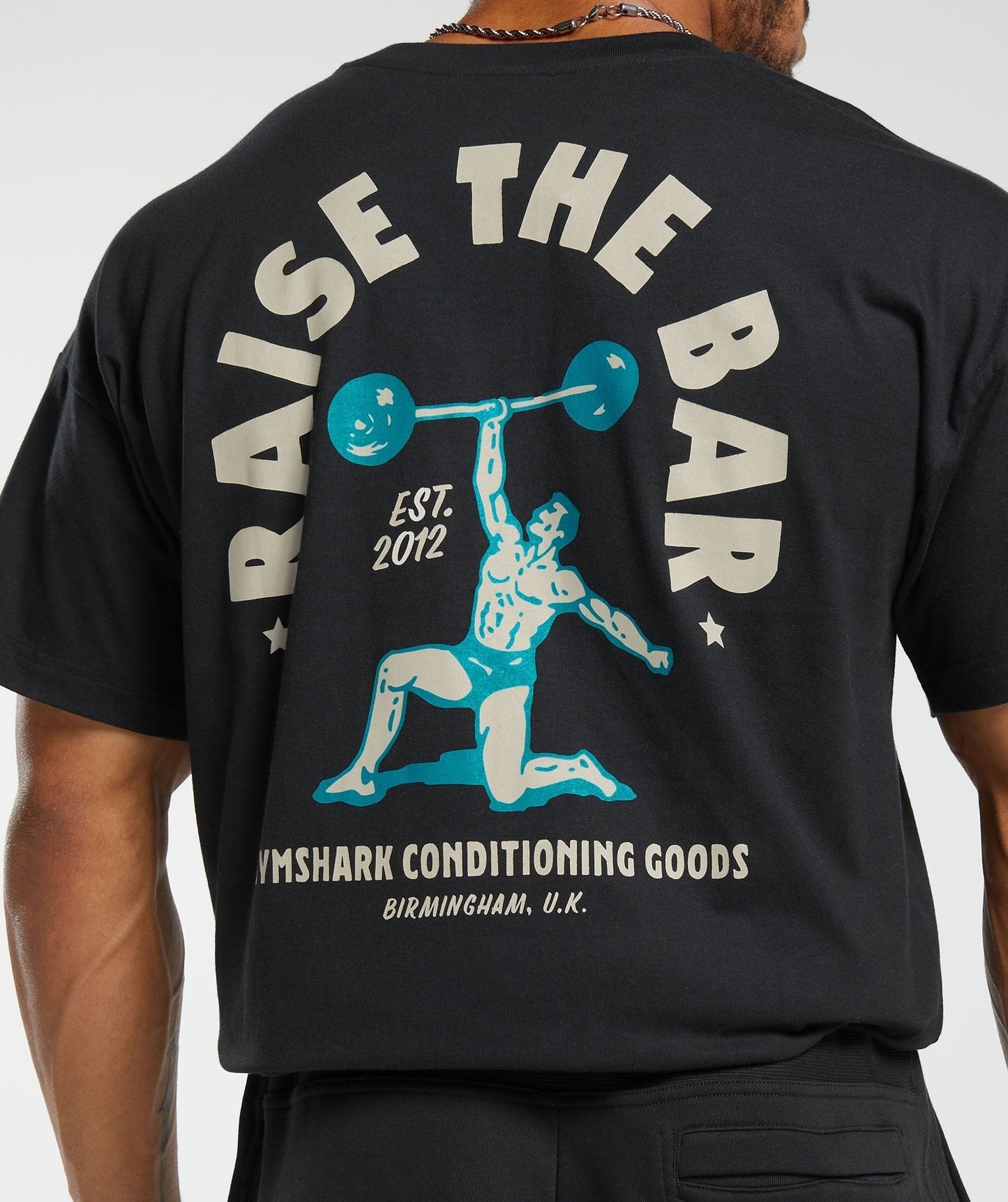 Gymshark Raise the Bar T-Shirt - Black