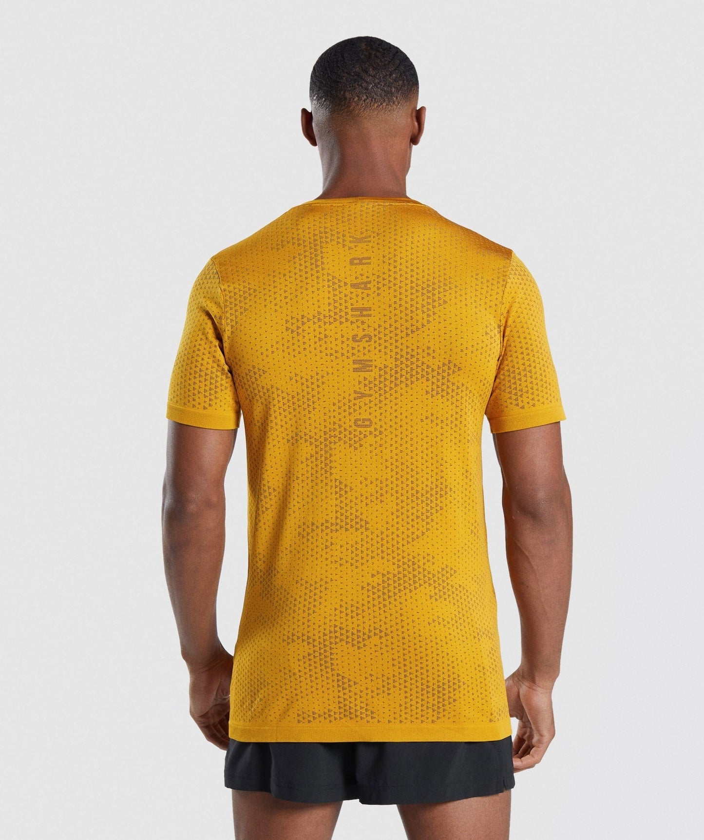 Gymshark Sport Seamless T-Shirt - Turmeric Yellow/Black