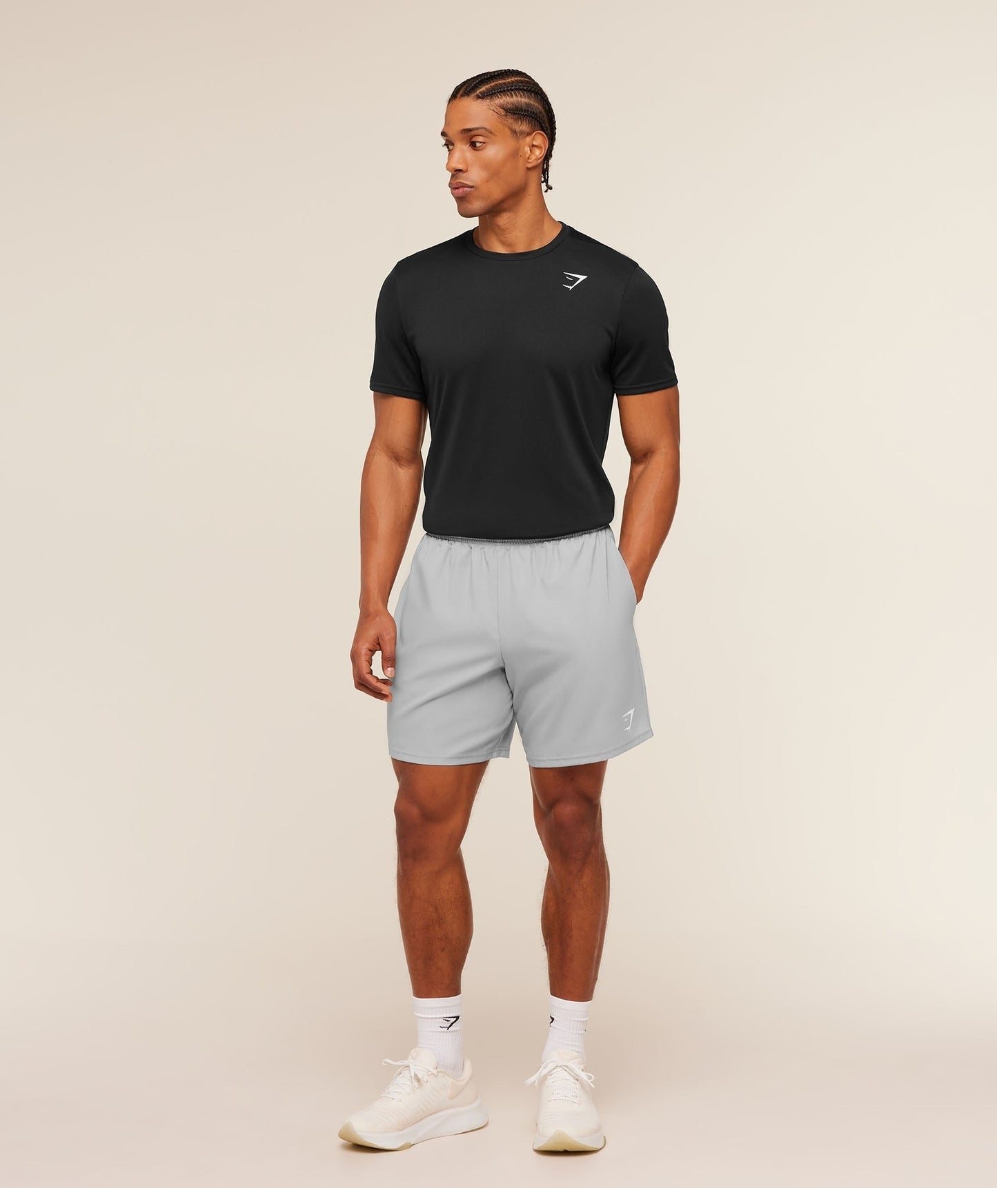 Gymshark Arrival 7" Shorts - Stratus Grey