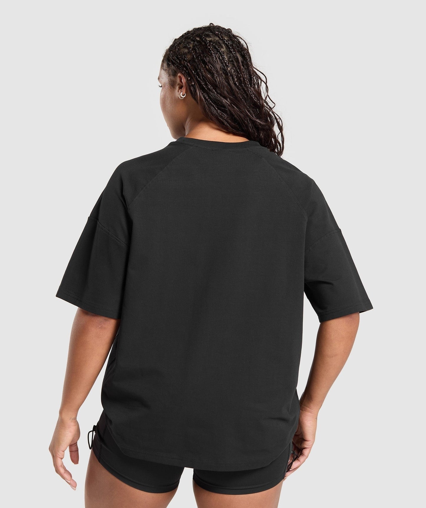Gymshark Legacy Logo Oversized T-Shirt - Black