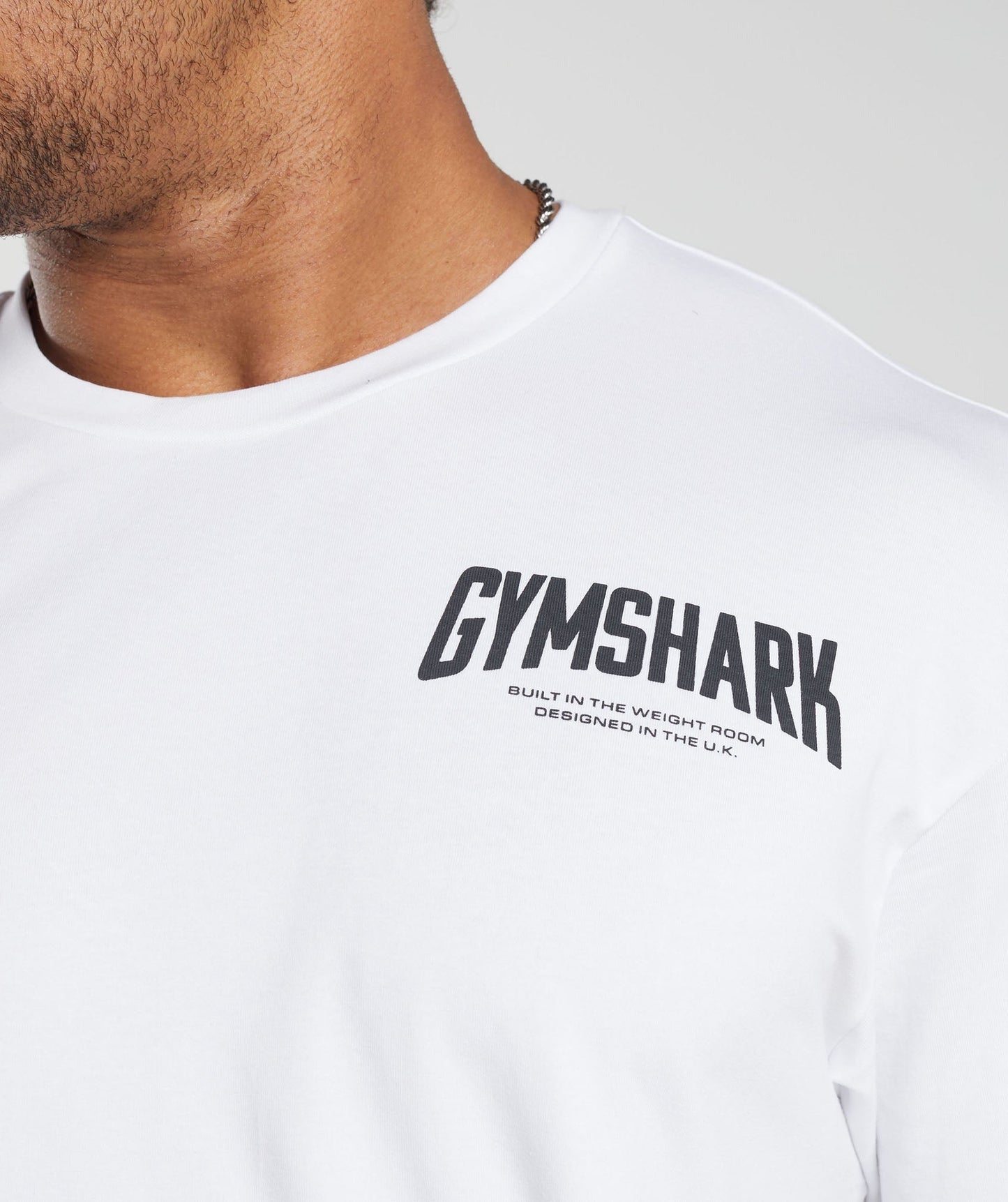 Gymshark Cartoon Lifting T-Shirt - White