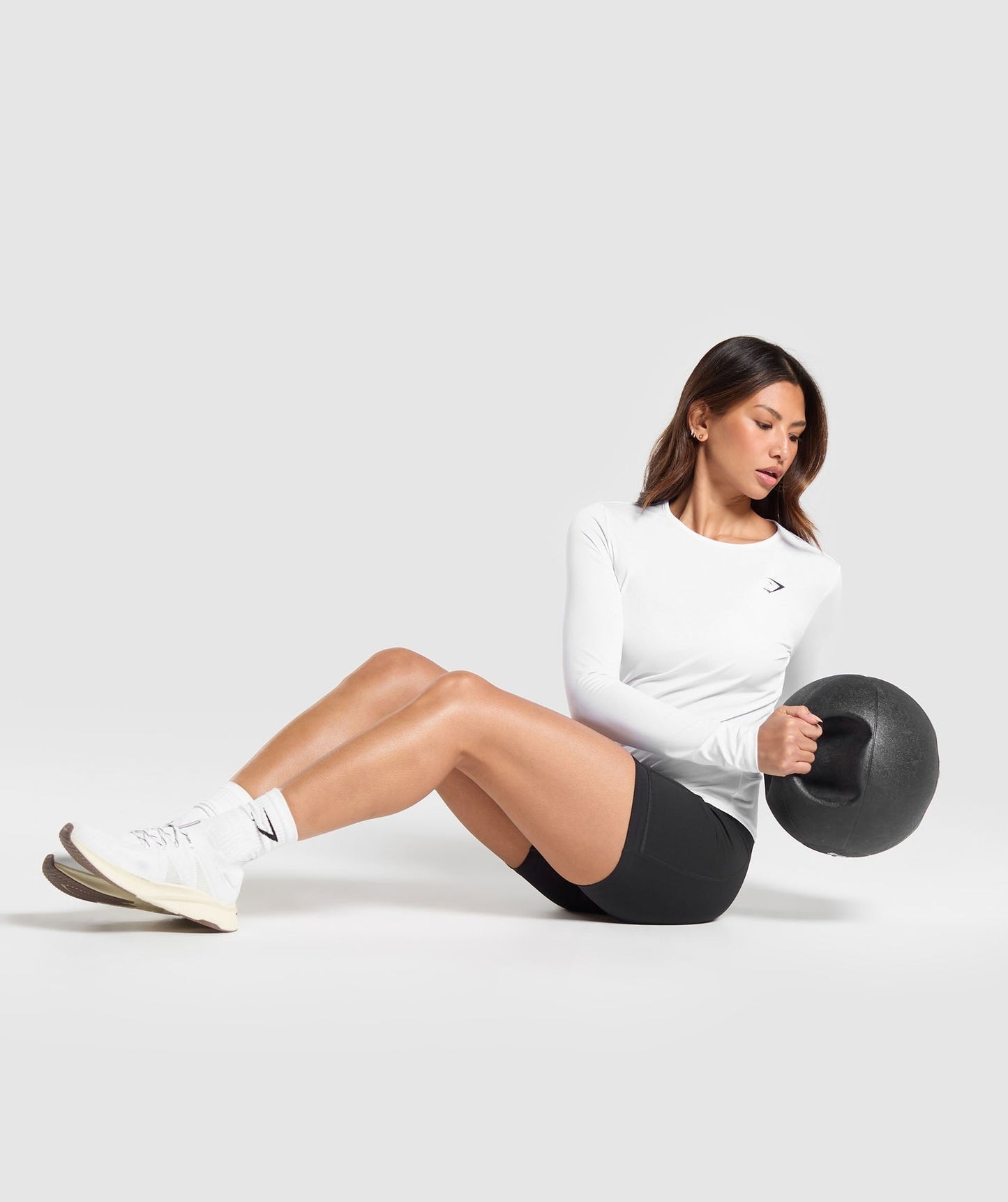 Gymshark Training Long Sleeve Top - White