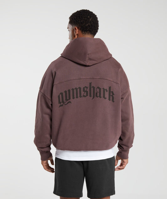 Gymshark Heavyweight Hoodie - Cocoa Brown