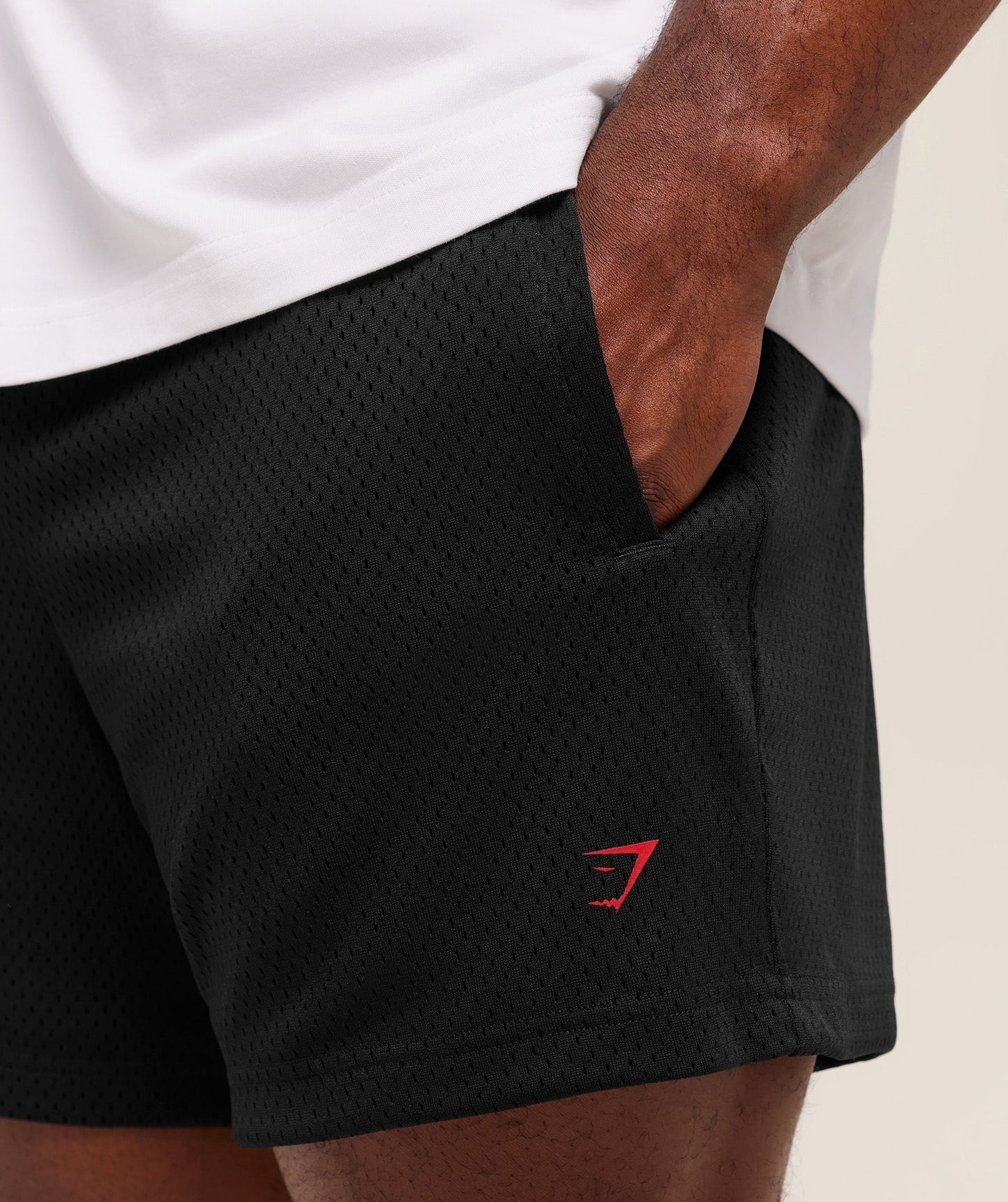 Gymshark Lifting Barbell Mesh 5" Short - Black