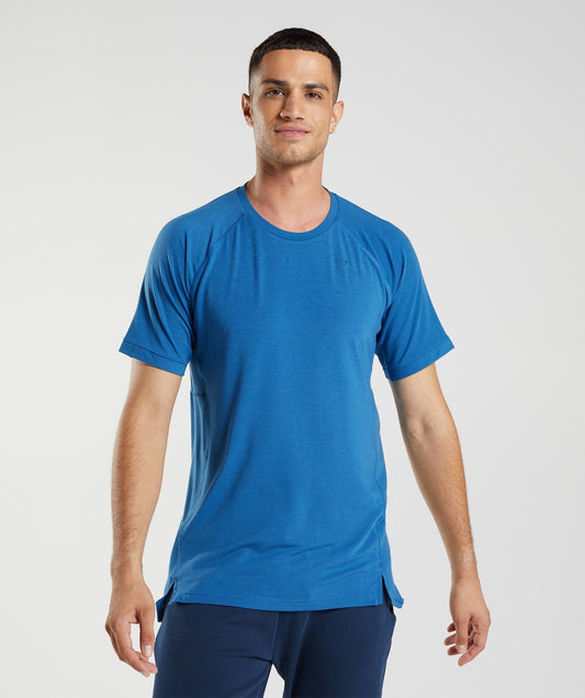 Gymshark Studio Breath T-Shirt - Lakeside Blue
