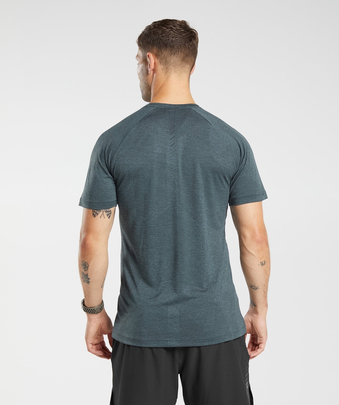 Gymshark Apex T-Shirt - Smokey Teal/Darkest Teal