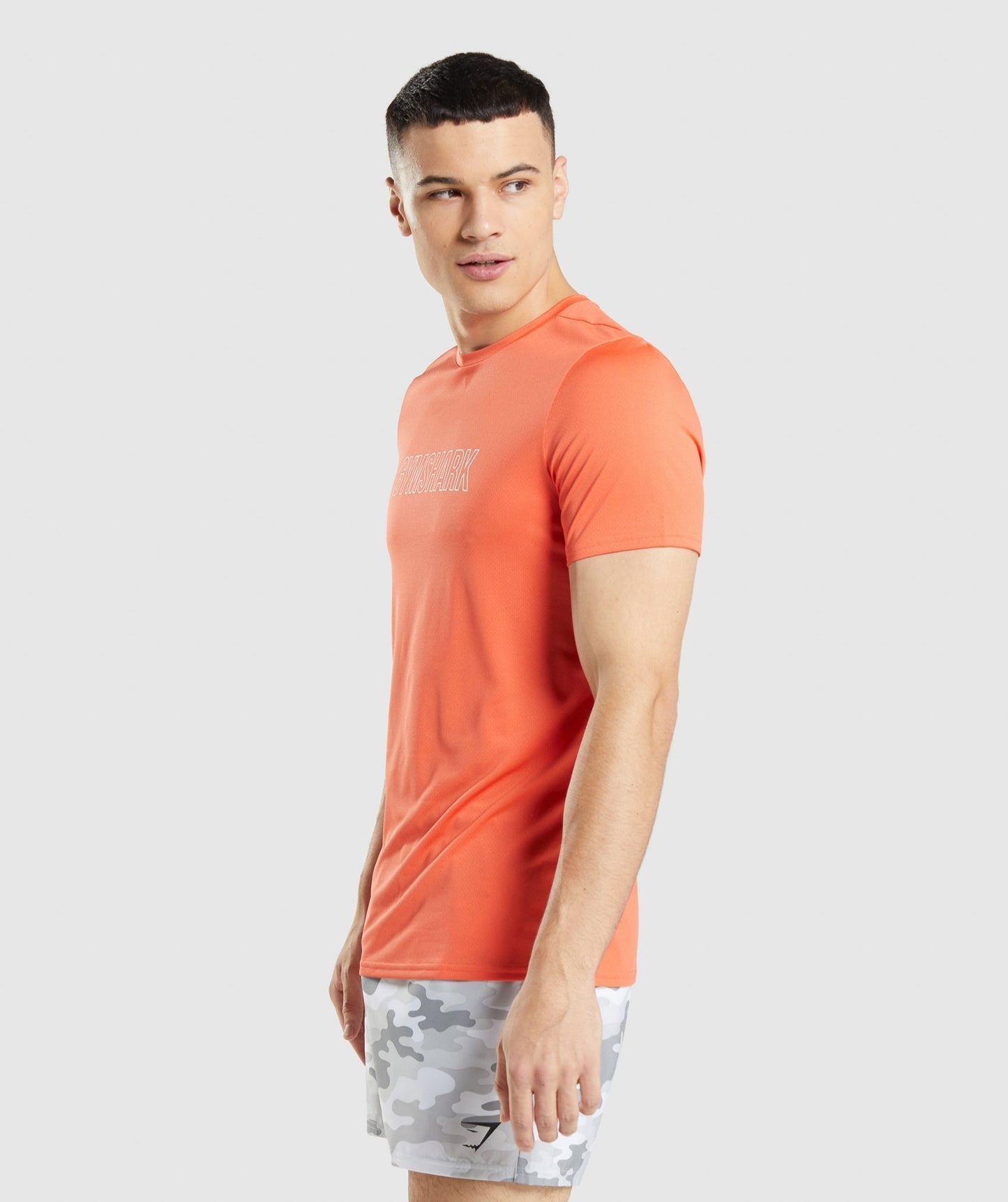 Gymshark Arrival Graphic T-Shirt - Papaya Orange