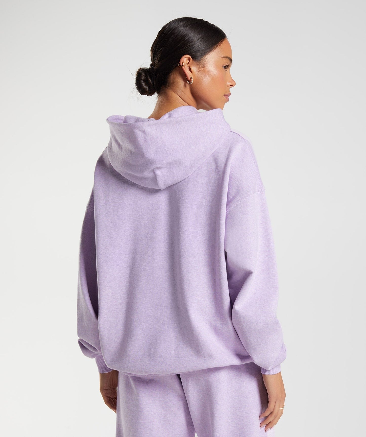 Gymshark Rest Day Sweats Hoodie - Aura Lilac Marl