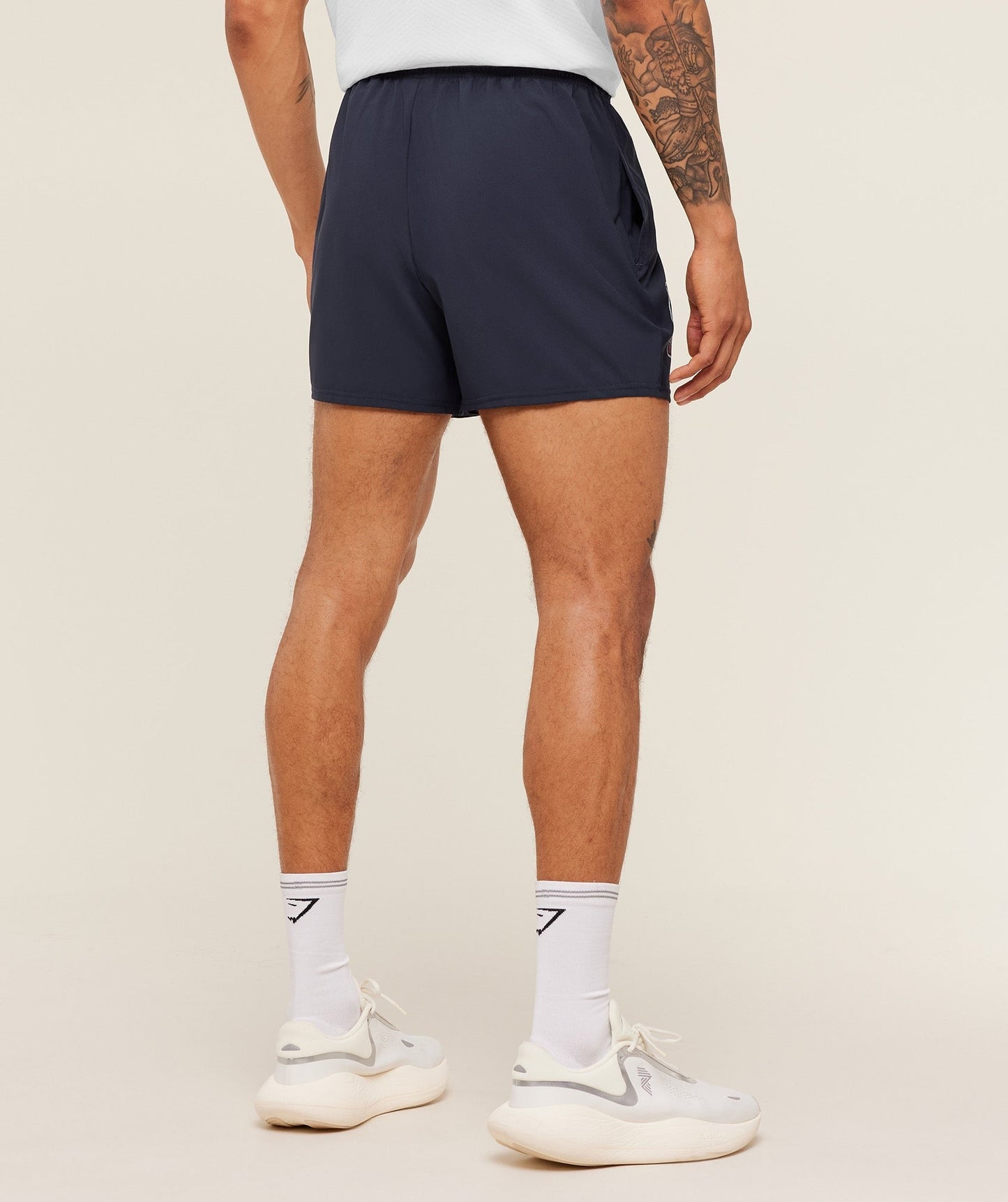 Gymshark Run Club Graphic Shorts - Heavy Blue