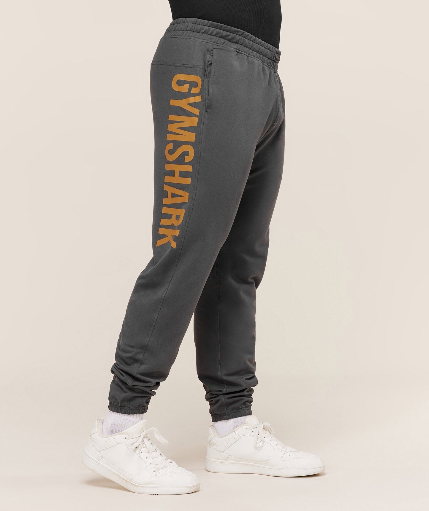 Gymshark Prime Joggers - Grey/Antique Gold