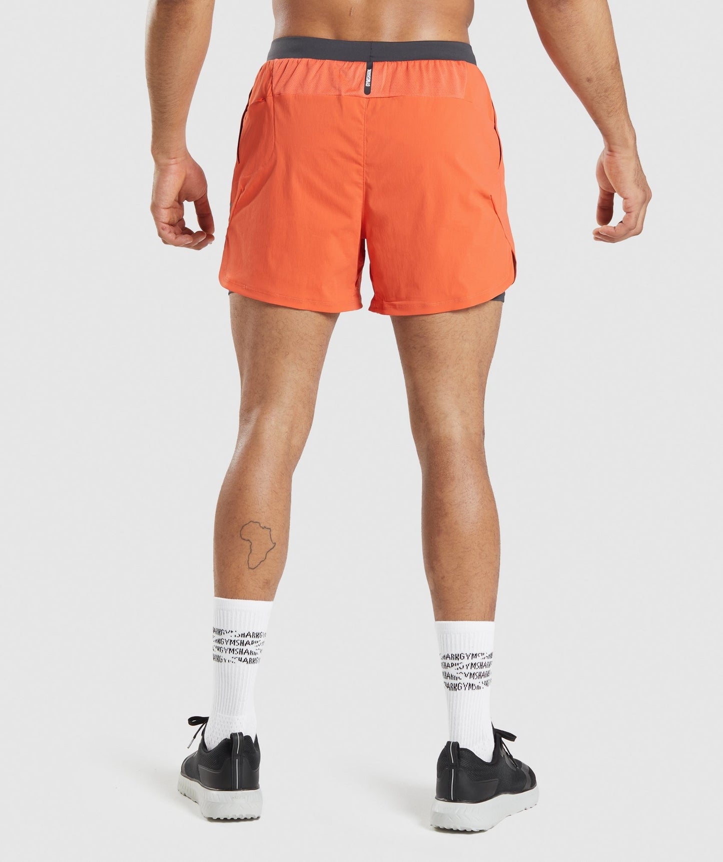 Gymshark Speed Evolve 5" 2 In 1 Shorts - Papaya Orange