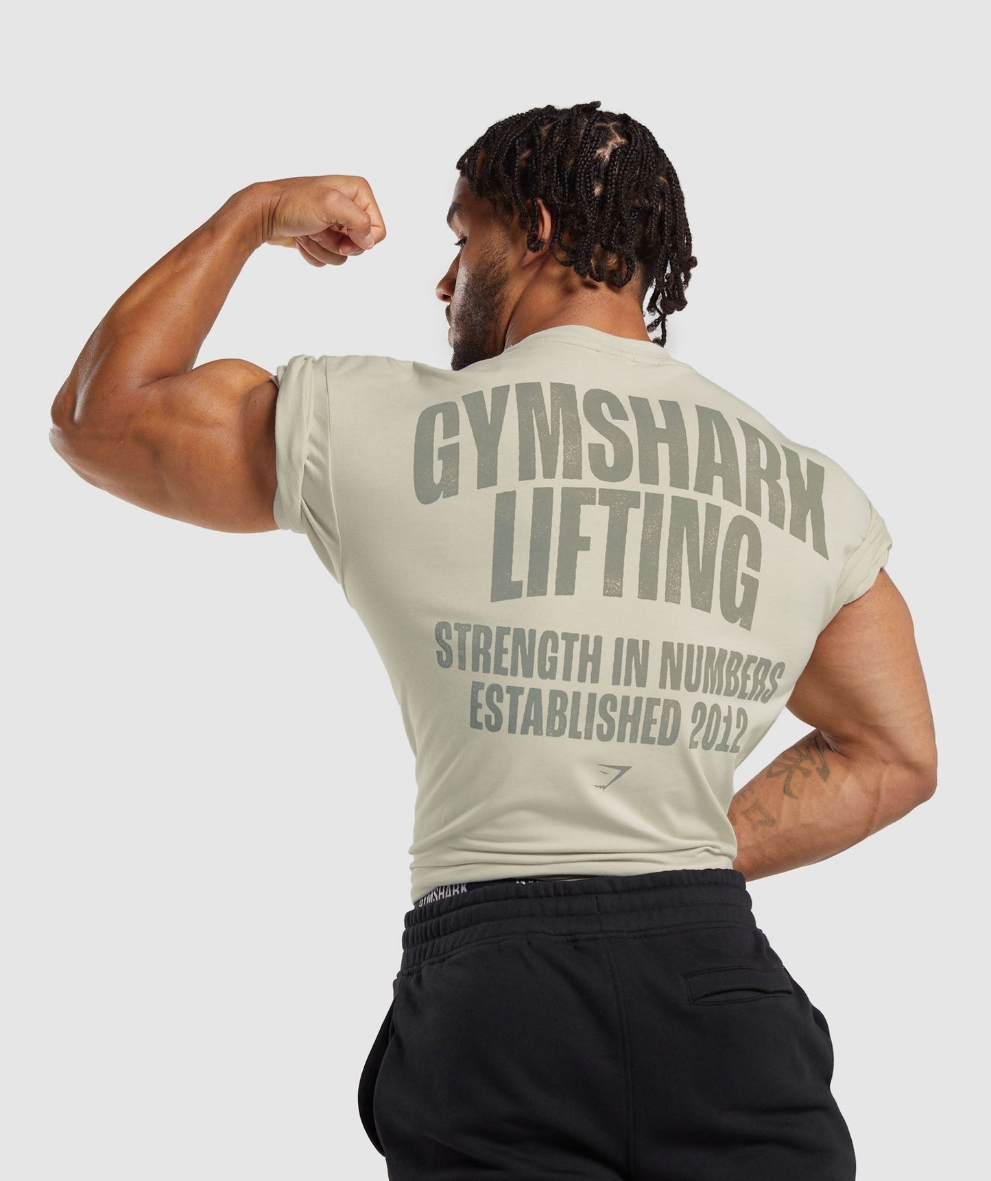 Gymshark Lifting T-Shirt - Pebble Grey