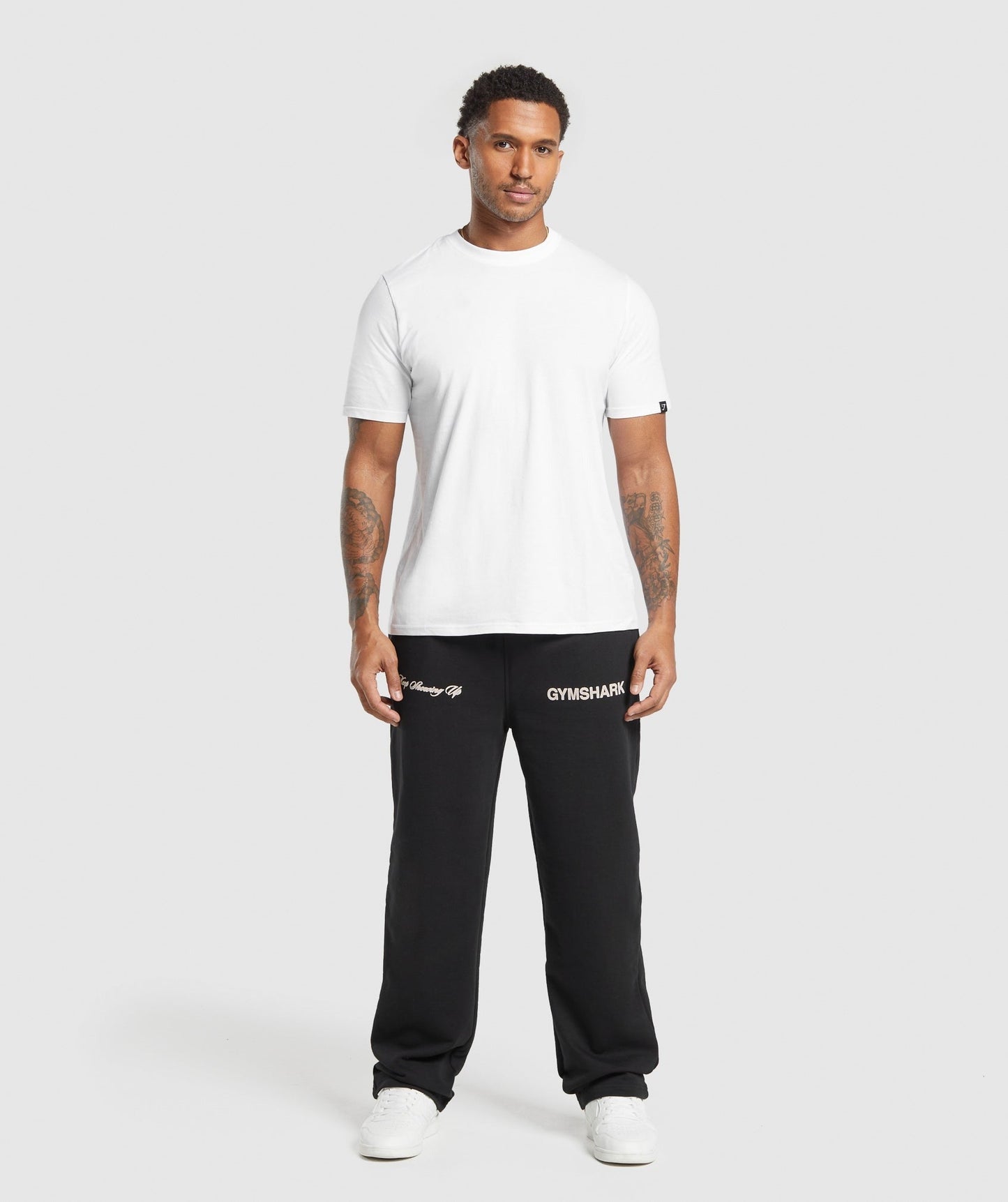 Gymshark EST 2012 Straight Leg Joggers - Black