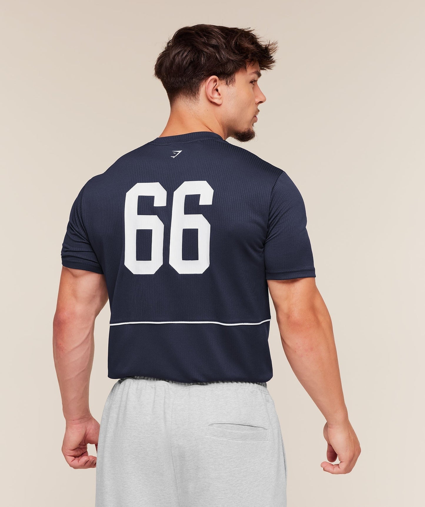 Gymshark Collegiate Tech T-Shirt - Heavy Blue