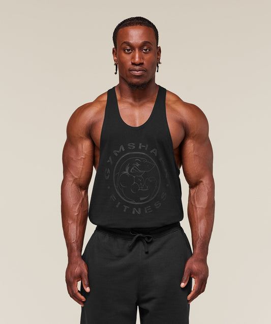 Gymshark Legacy Stringer - Black