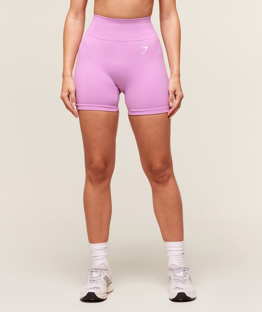Gymshark Vital Seamless Shorts - Sour Pink/Marl