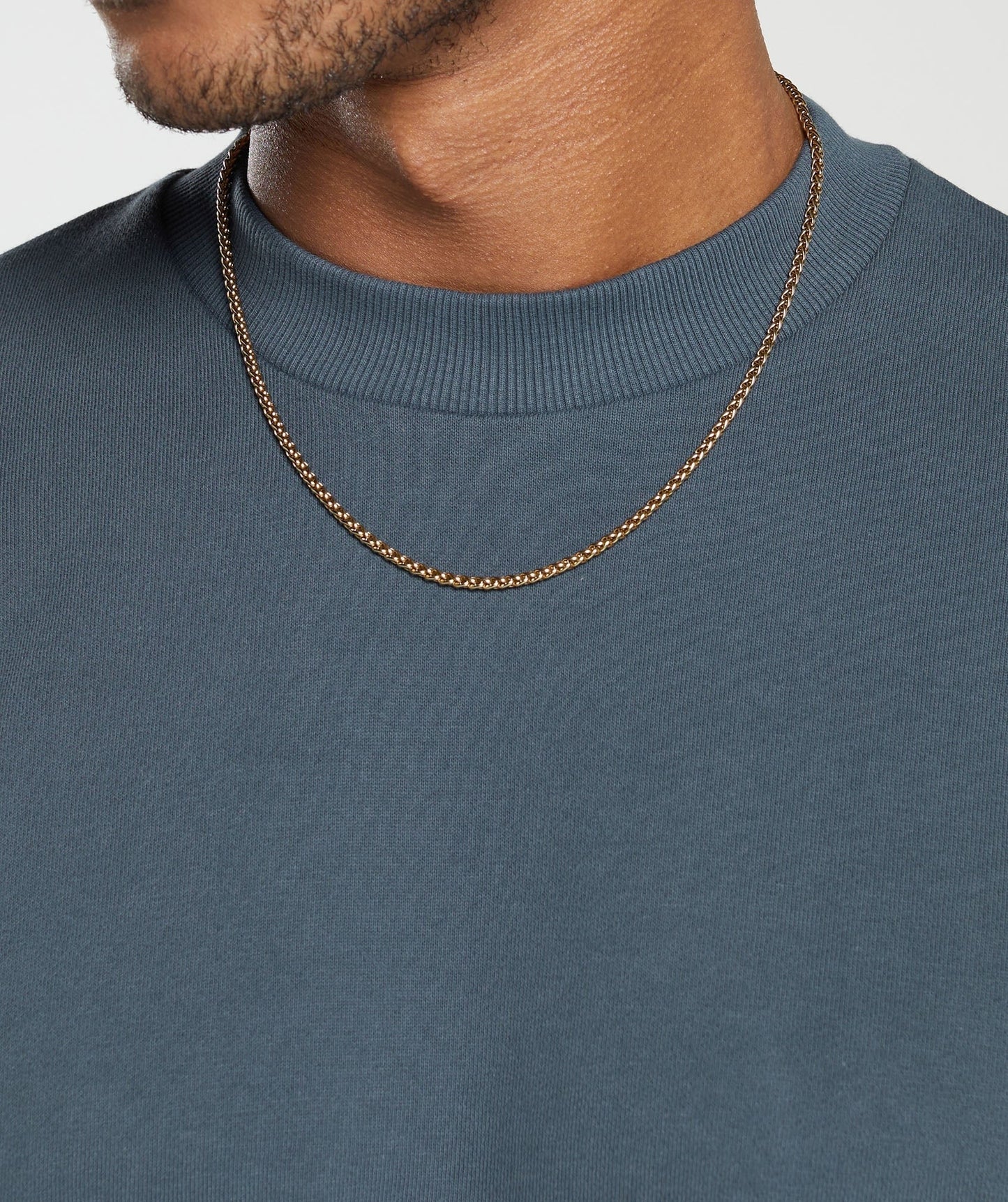 Gymshark Rest Day Essentials Crew - Titanium Blue