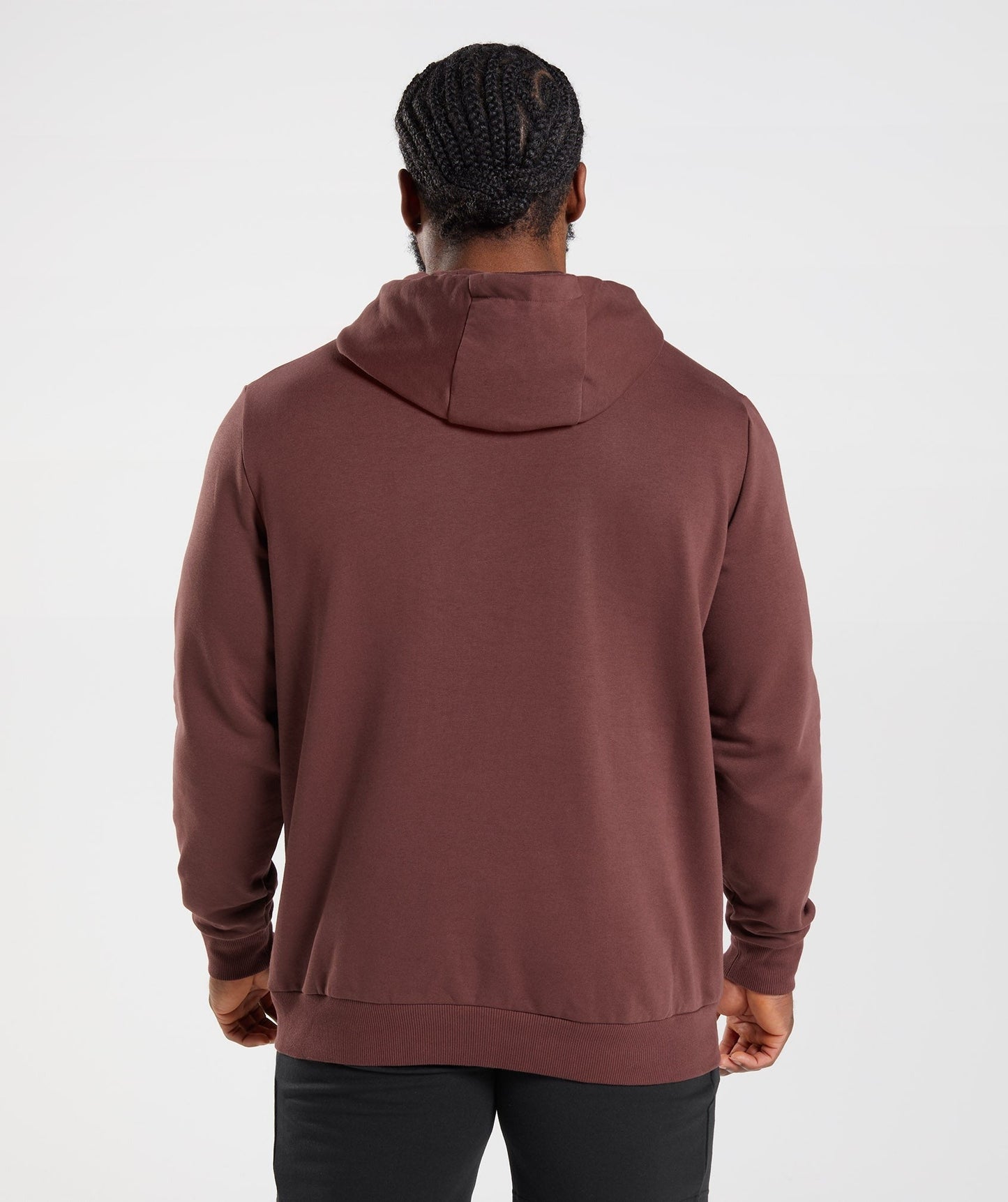 Gymshark Sharkhead Infill Hoodie - Cherry Brown