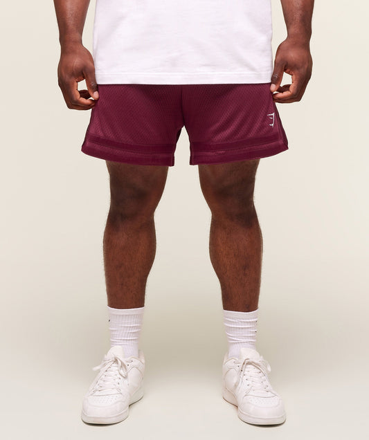 Gymshark Campus Mesh Shorts - Strong Pink
