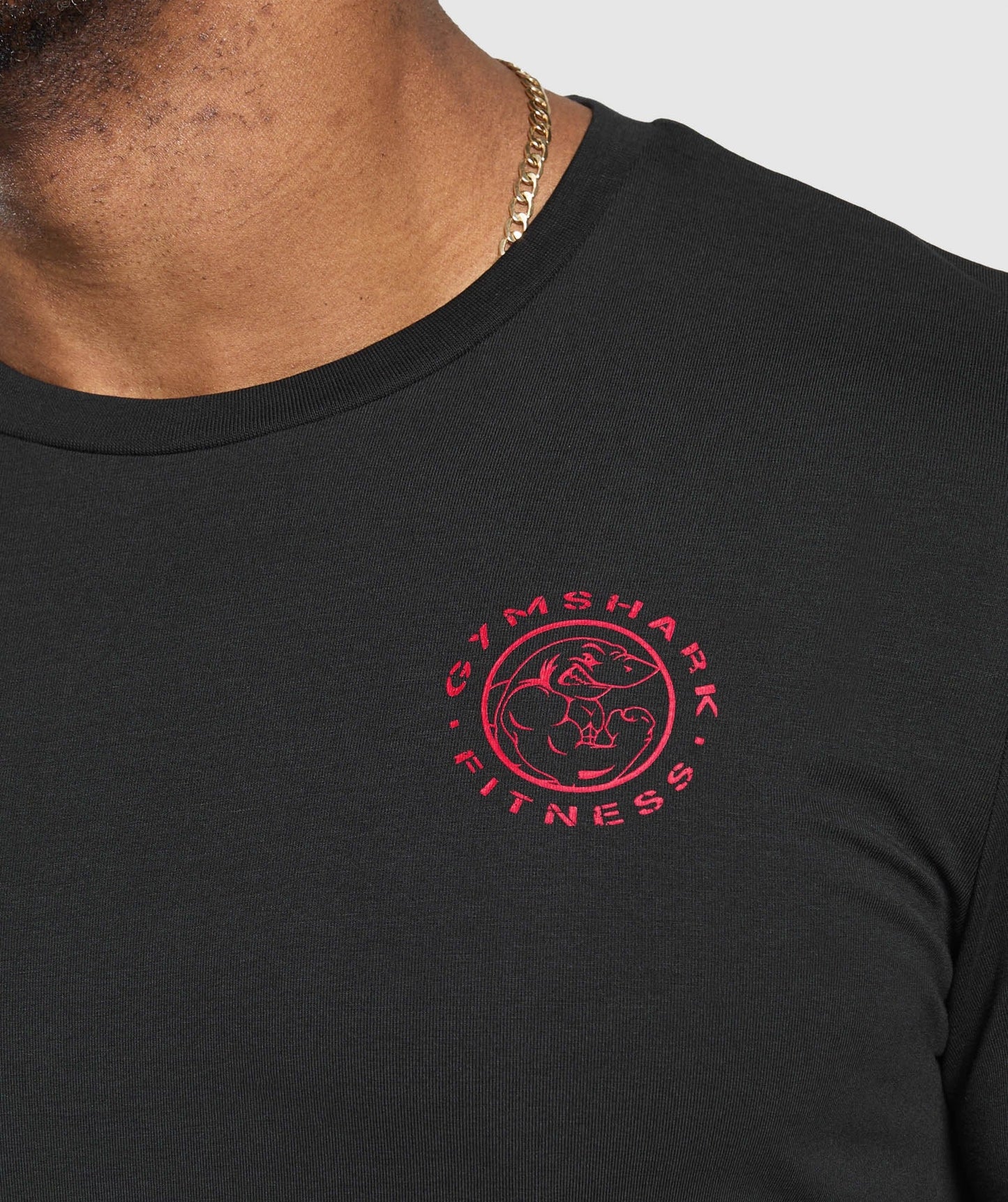 Gymshark Legacy T-Shirt - Black/Conditioning Red