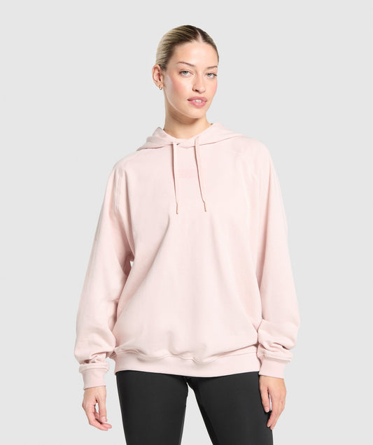 Gymshark Block Oversized Hoodie - Fair Pink