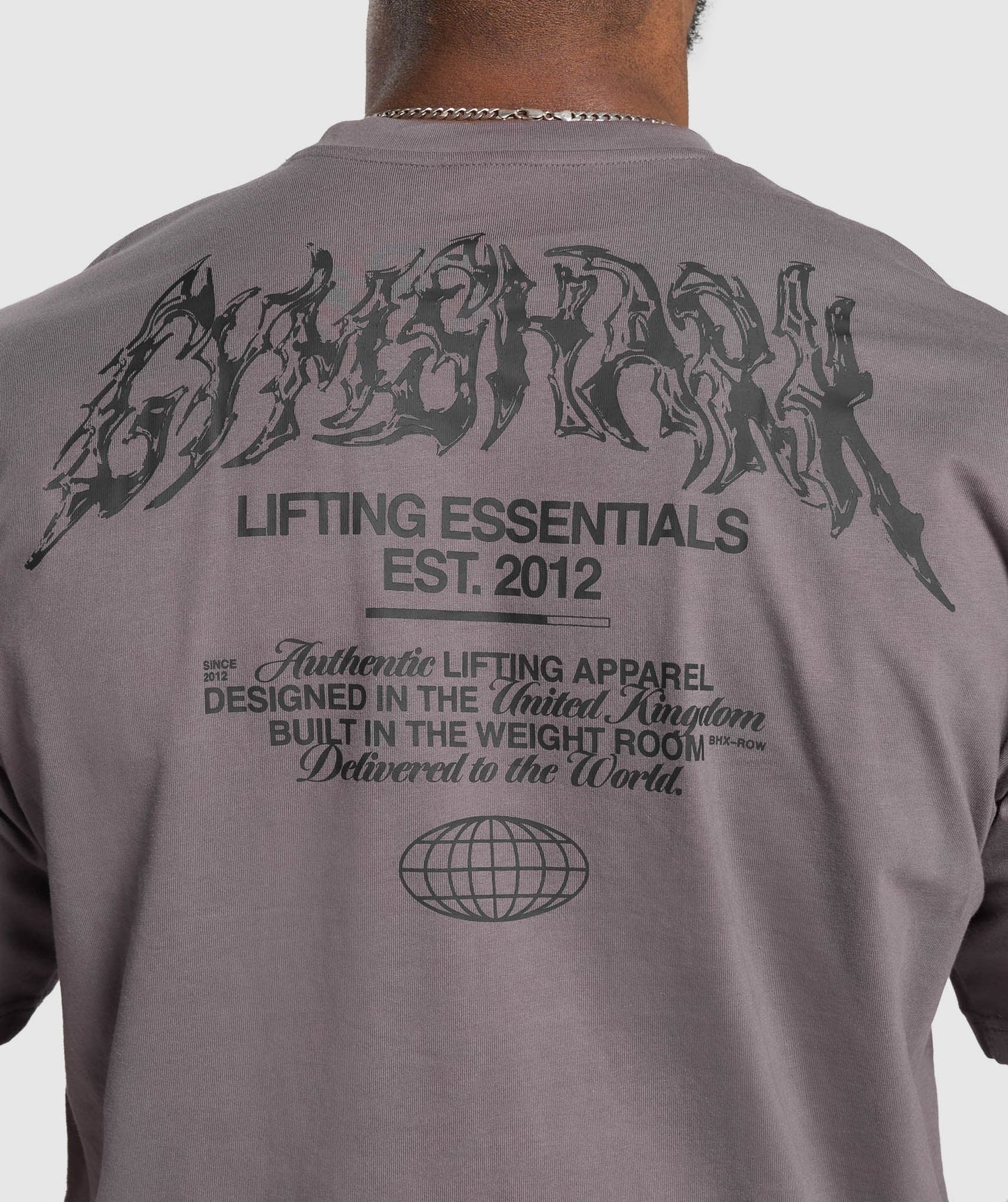 Gymshark Metal Lifting Graphic T-Shirt - Brushed Purple