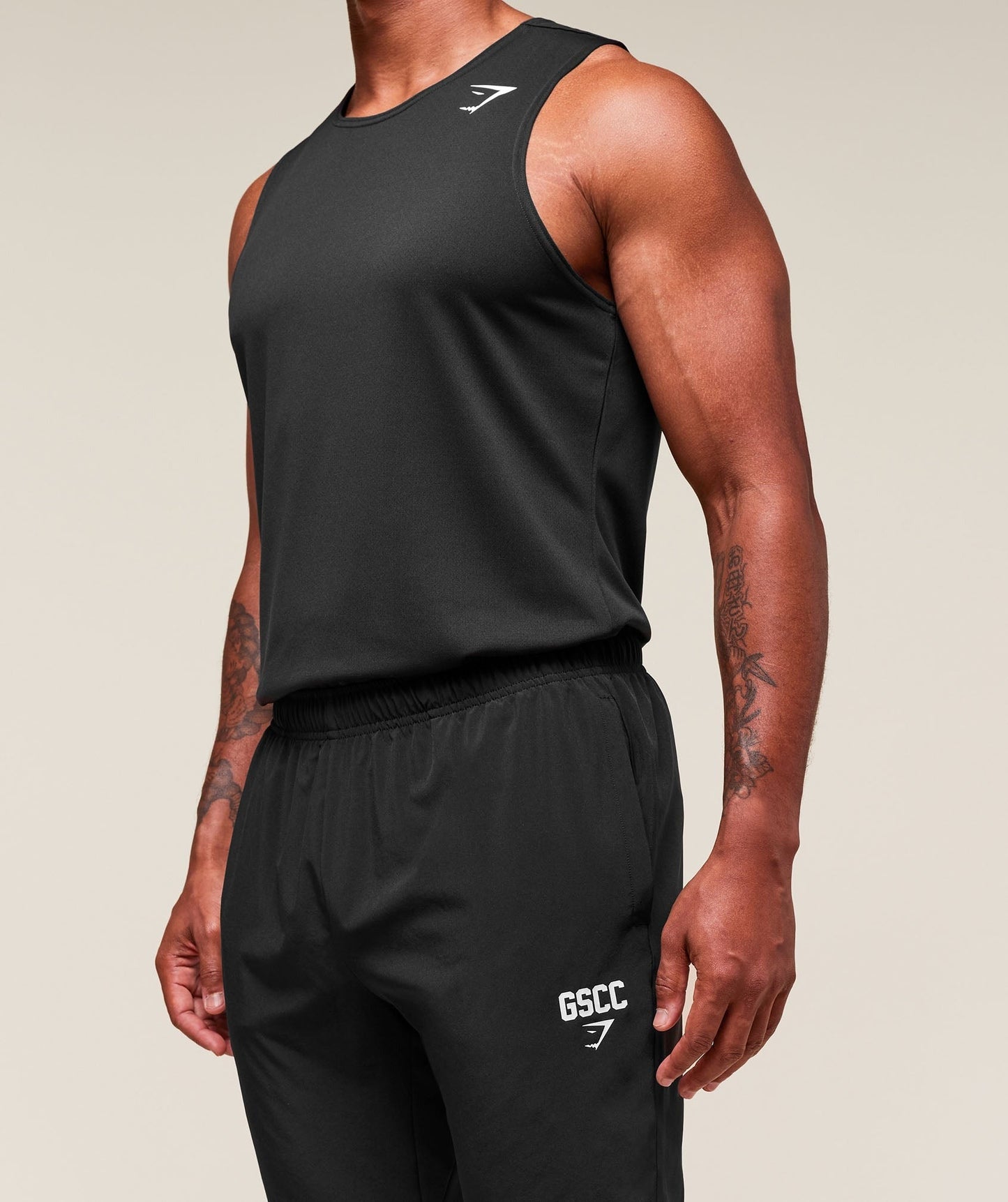 Gymshark Hybrid Athlete Woven Joggers - Black