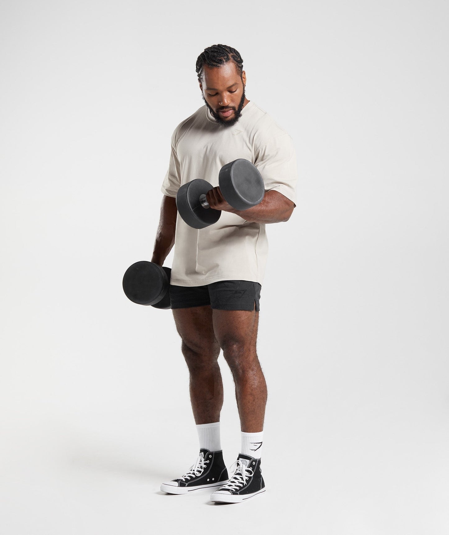 Gymshark Power T-Shirt - Pebble Grey