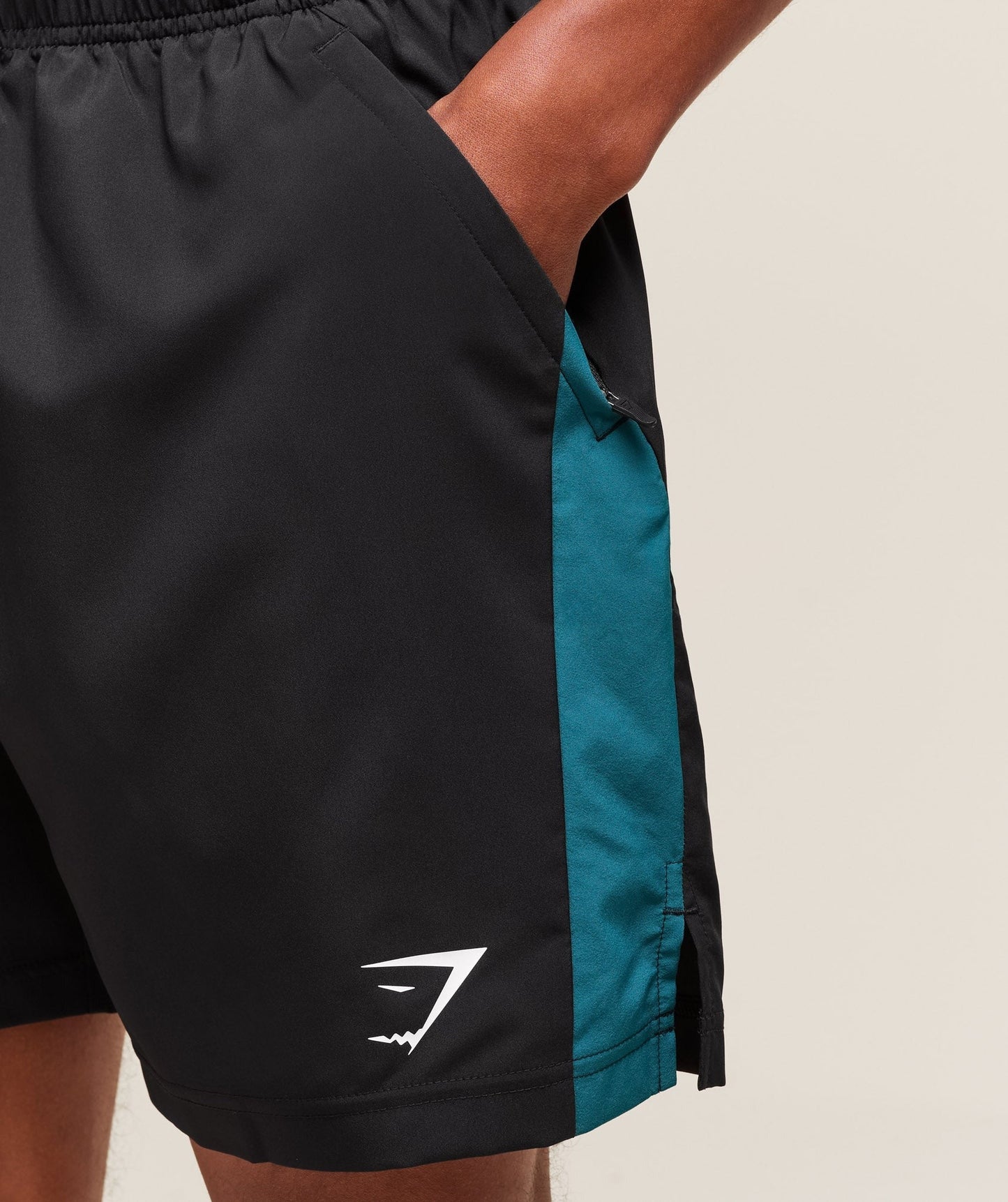 Gymshark Sport 7" Shorts - Black/Functional Teal
